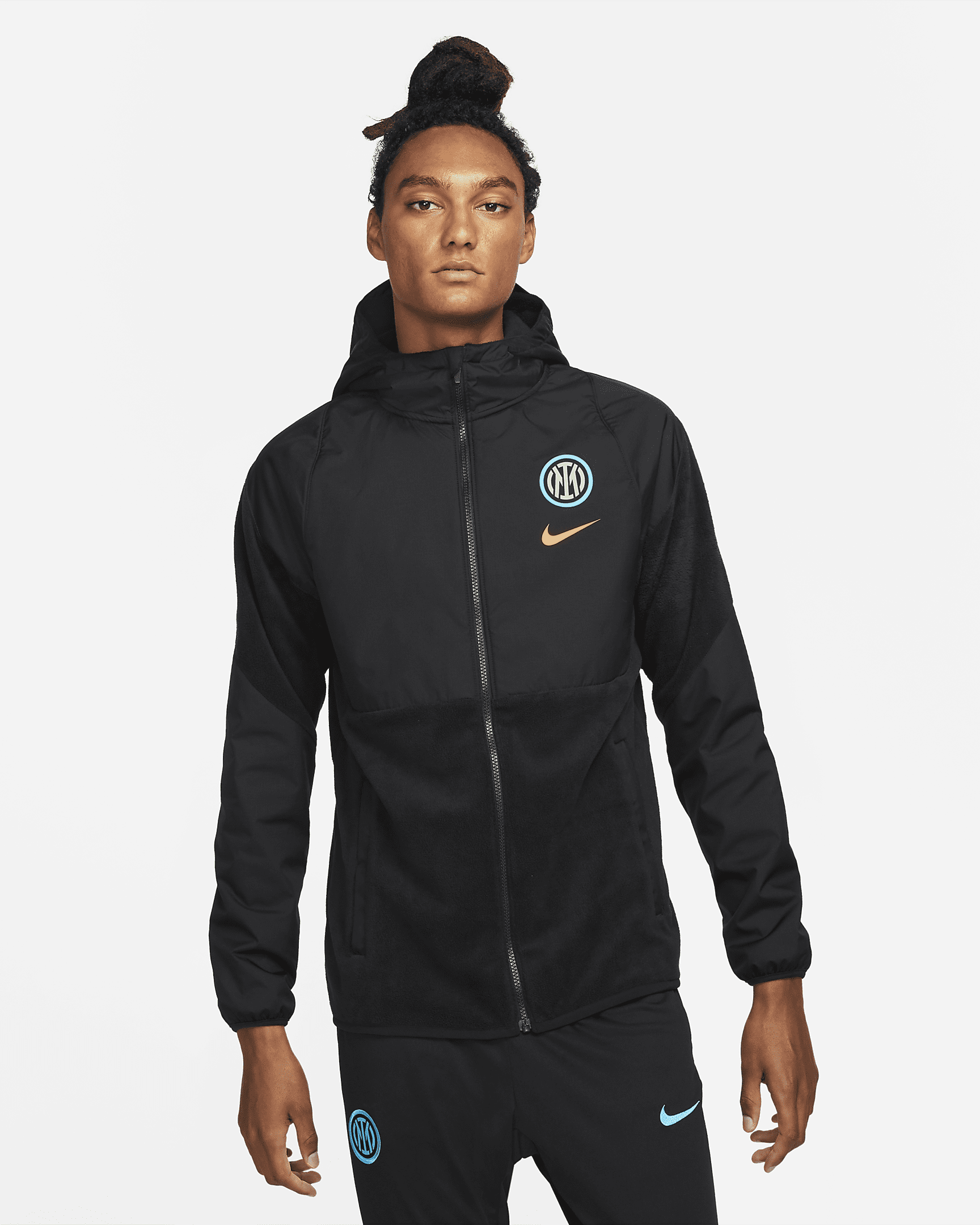 Inter Milan AWF Men's Woven Football Jacket. Nike HR