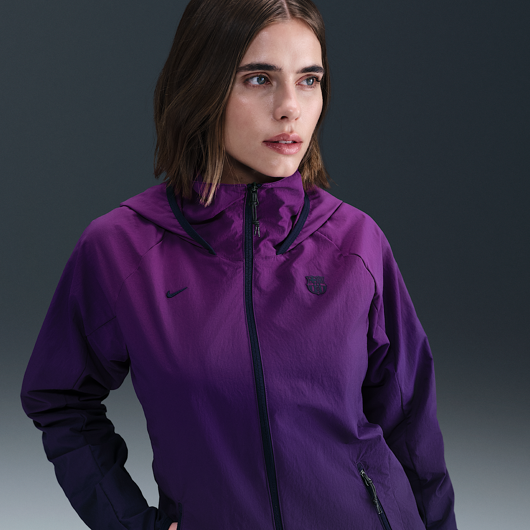 F.C. Barcelona AWF Women's Nike Football Woven Jacket