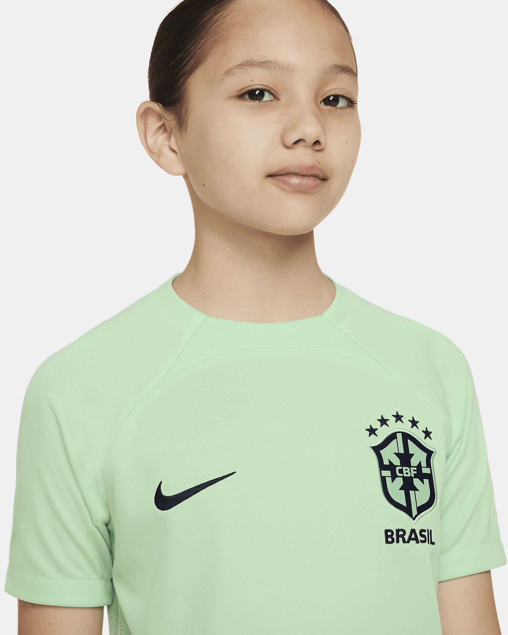 Brazil Academy Pro Older Kids' Nike Dri-FIT Short-Sleeve Football Top ...