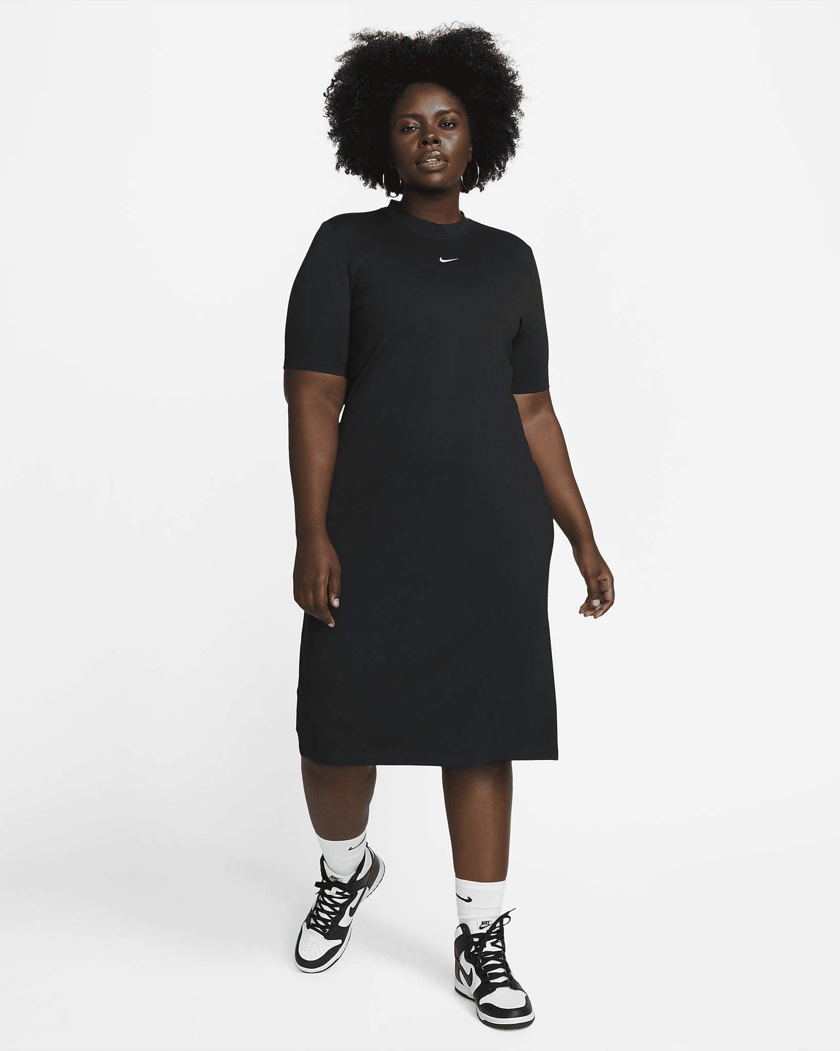 Nike Sportswear Essential Women's Midi Dress (Plus Size). Nike ZA