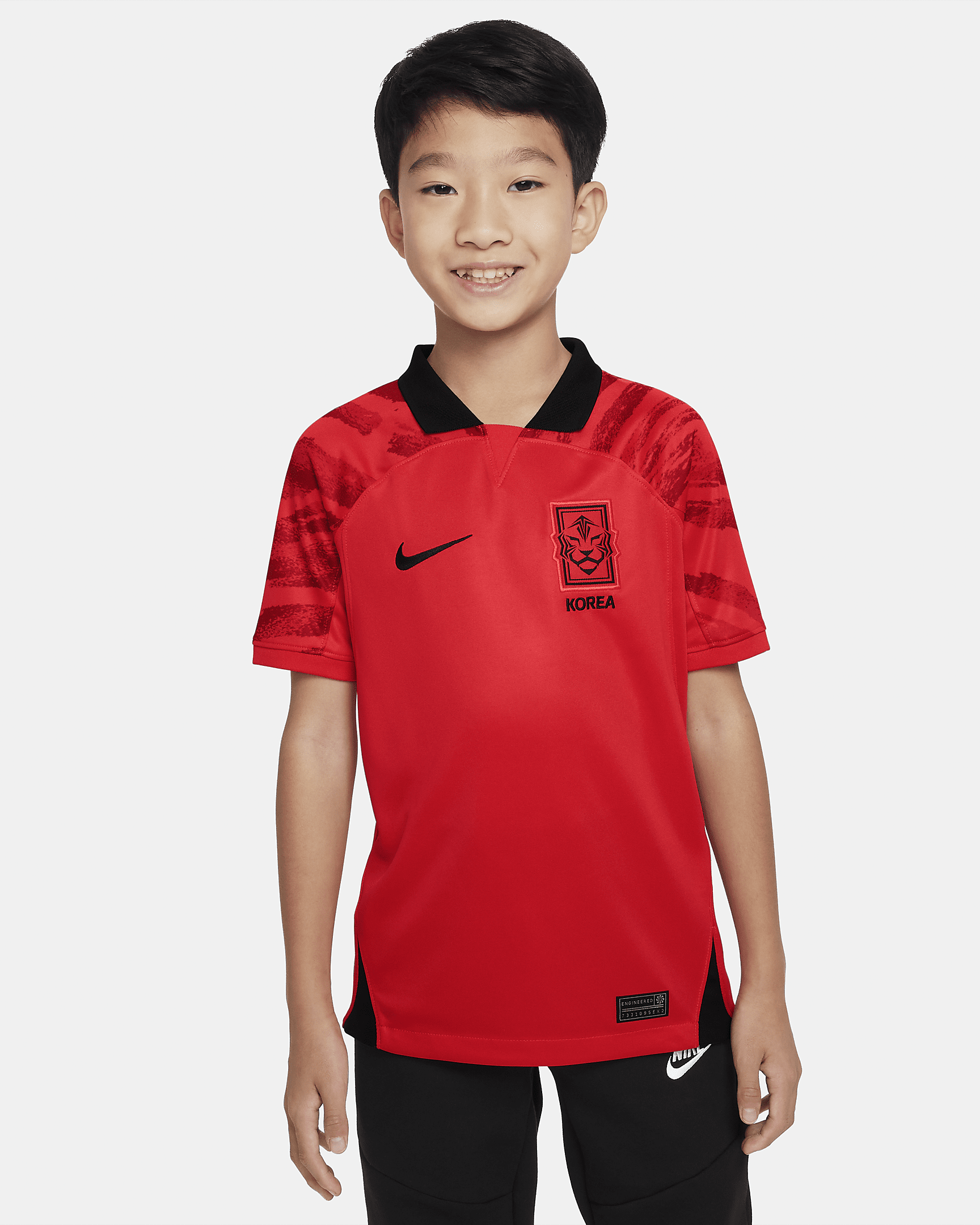 Korea 2022 Stadium Home Older Kids' Nike Dri-FIT Football Shirt. Nike SA