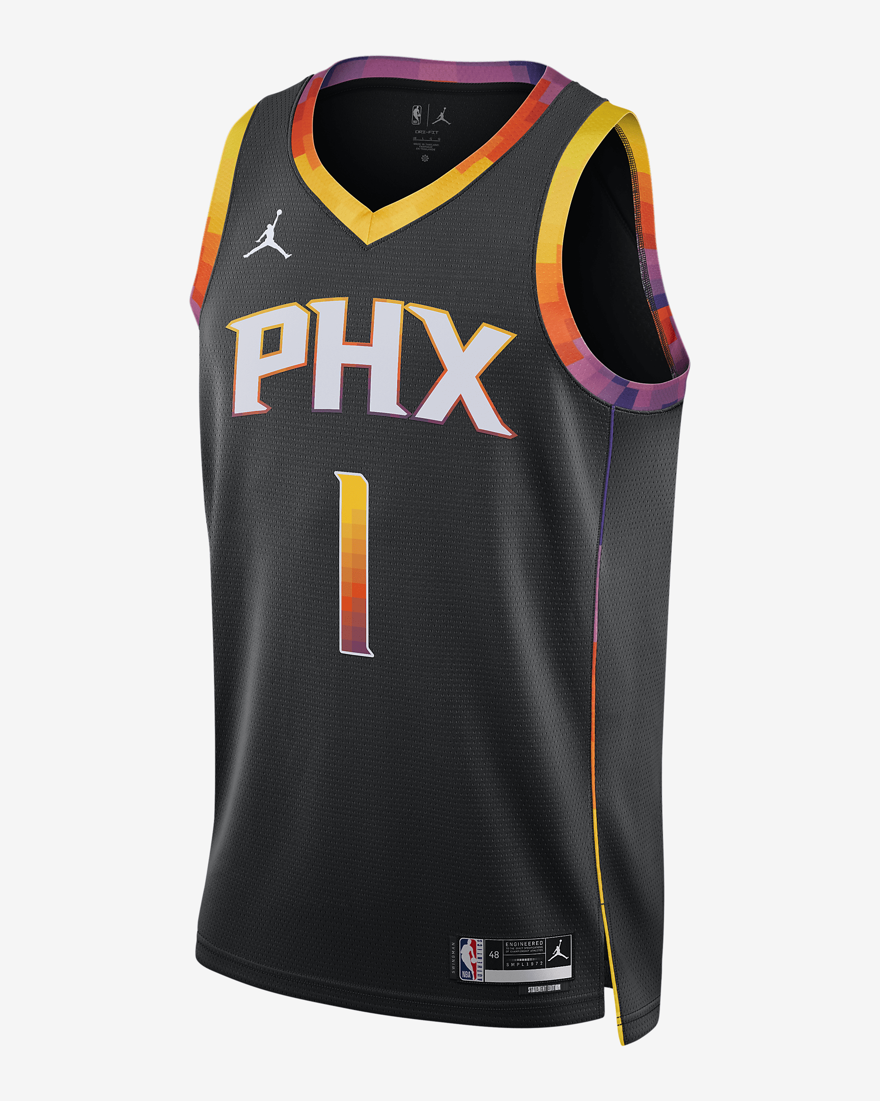 Phoenix Suns Statement Edition Jordan Dri-FIT NBA Swingman Jersey. Nike GB