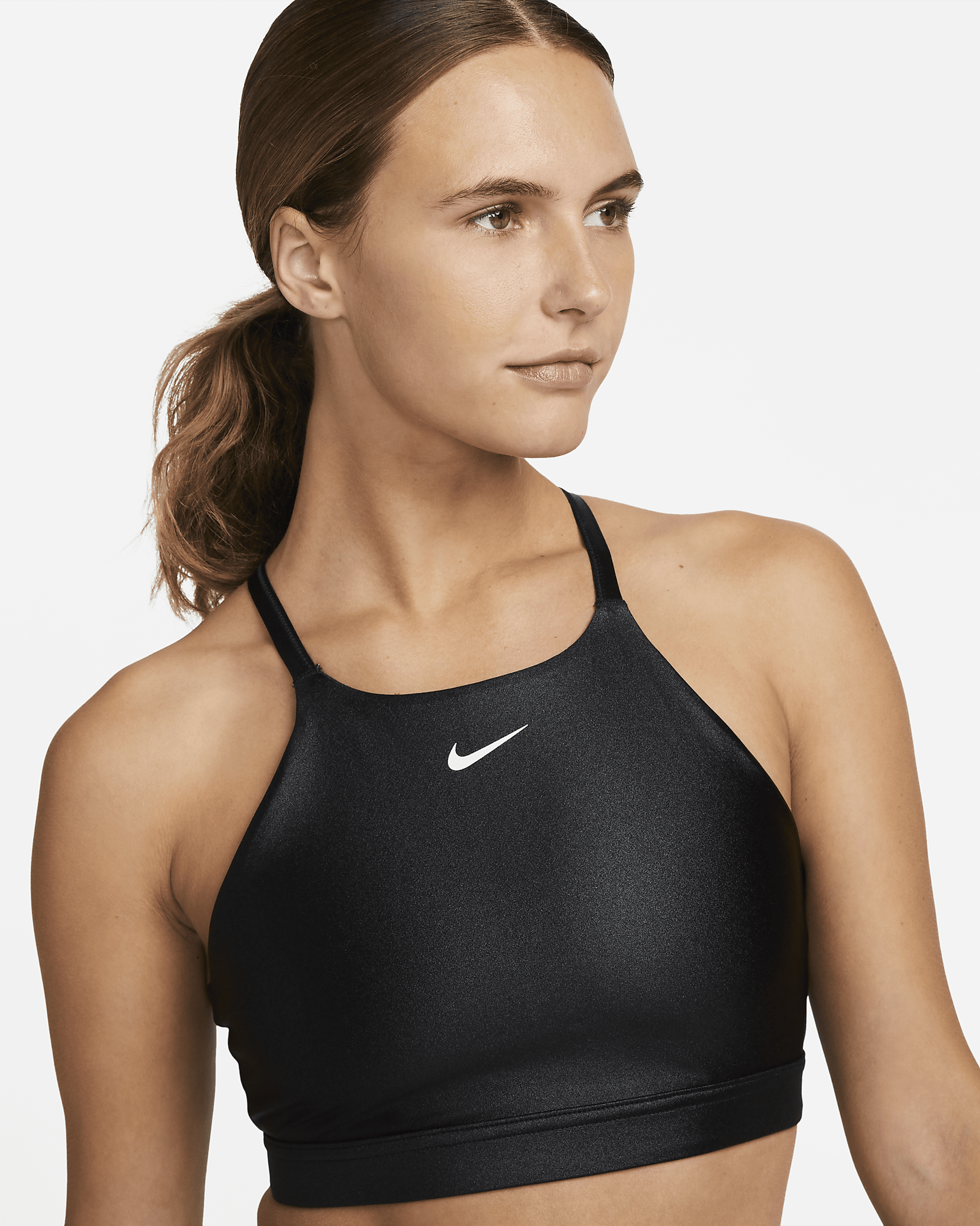 Nike Indy Shine Women's LightSupport 2Piece Pad HighNeck Sports Bra