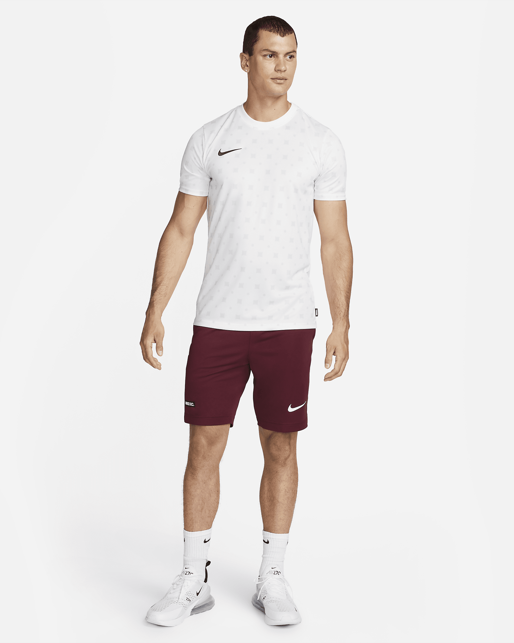 Nike Dri-FIT F.C. Libero Men's Print Short-Sleeve Football Top. Nike SK
