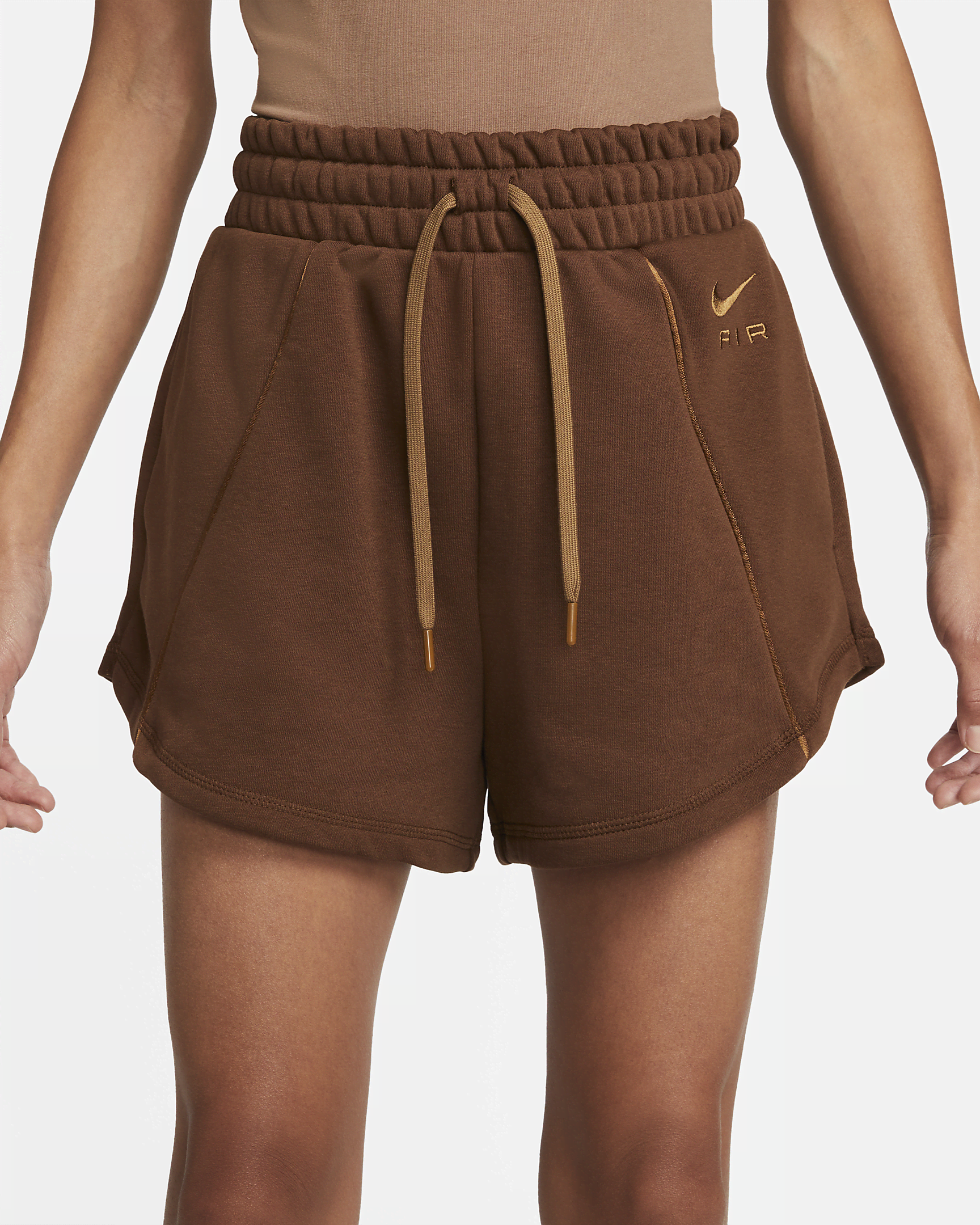 Nike Air Women's HighRise Fleece Shorts. Nike AE