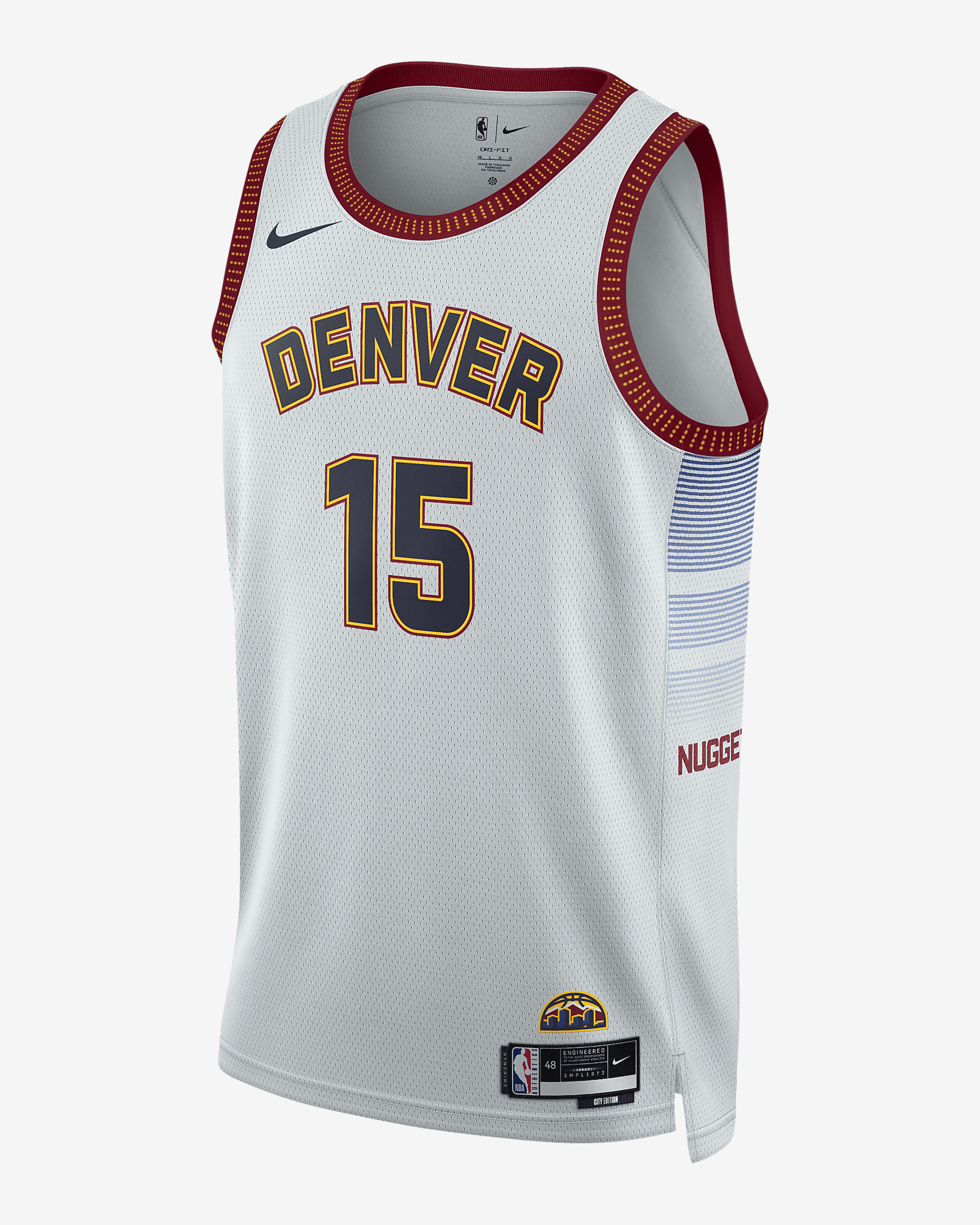 Nikola Jokić Denver Nuggets City Edition Nike Dri-FIT NBA Swingman ...