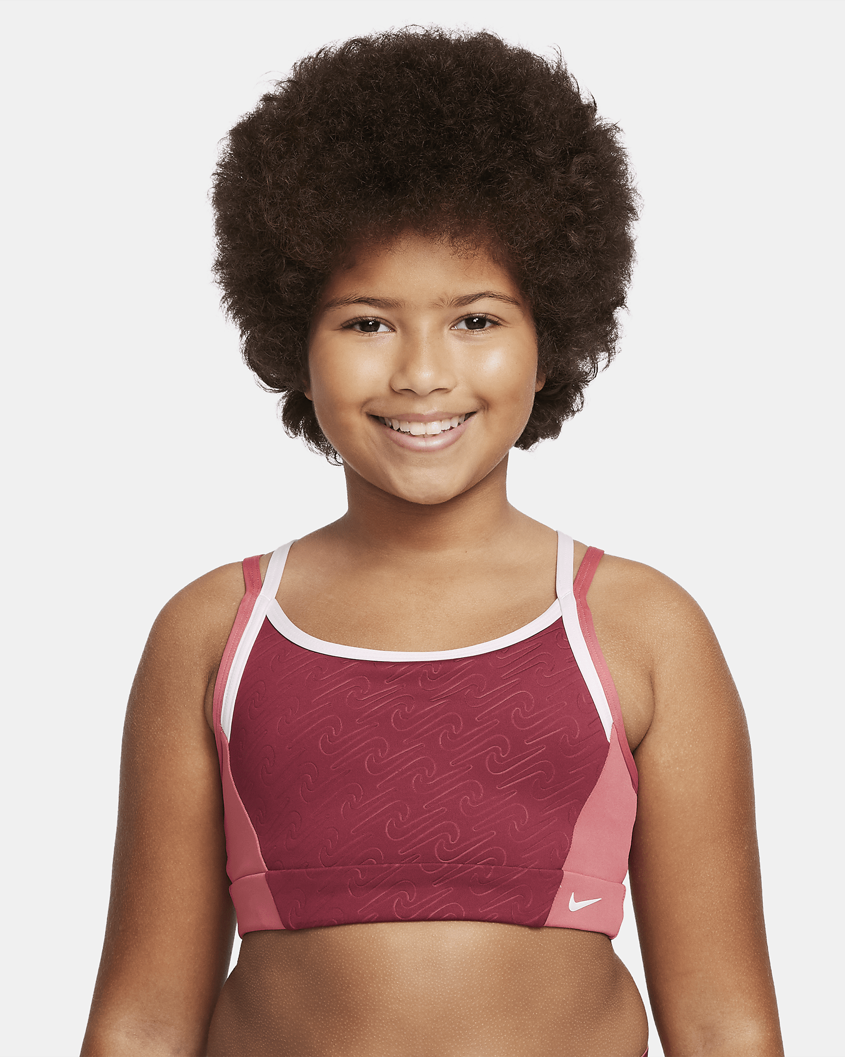 Nike DriFIT Indy Older Kids' (Girls') Sports Bra. Nike LU