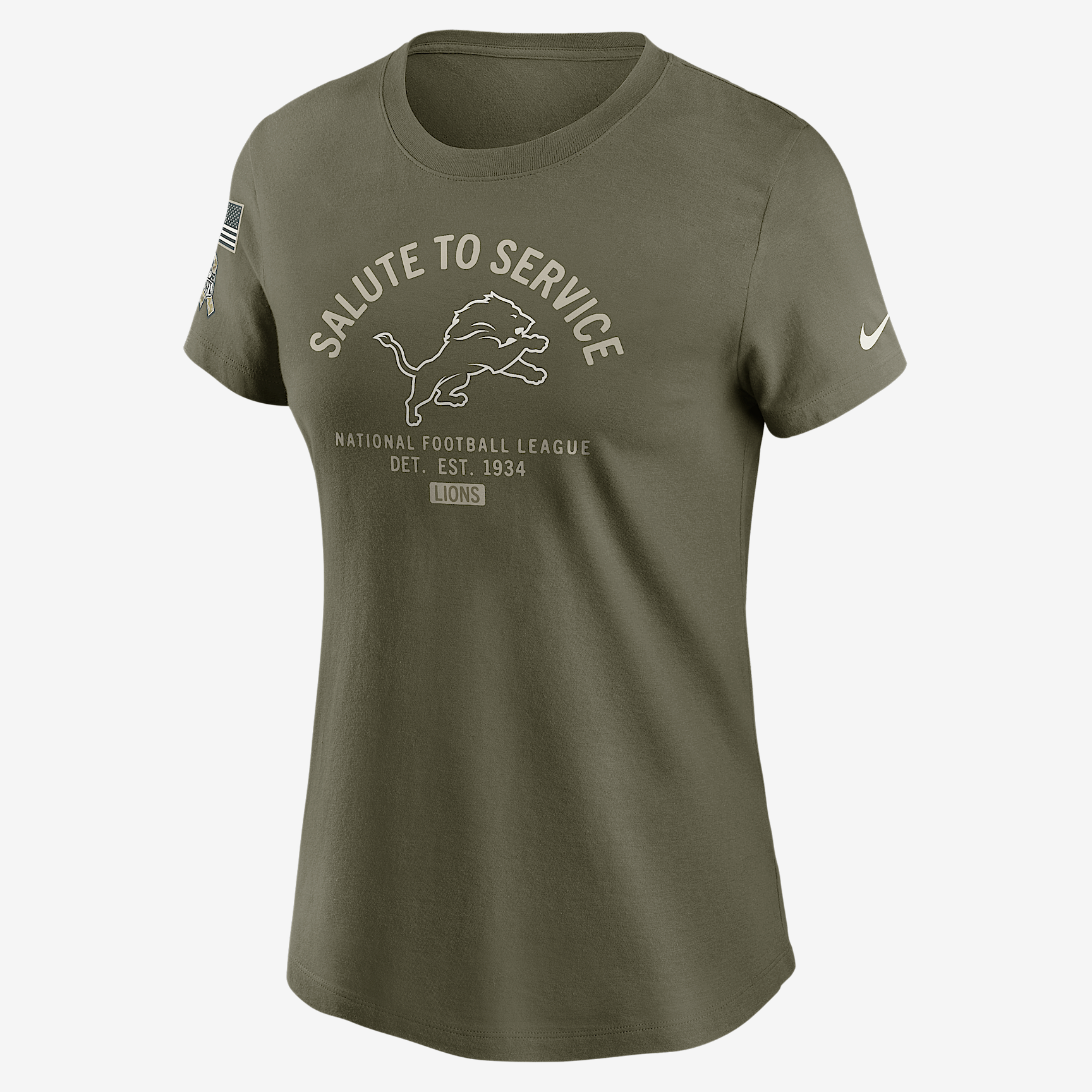 Detroit Lions Salute to Service Sideline