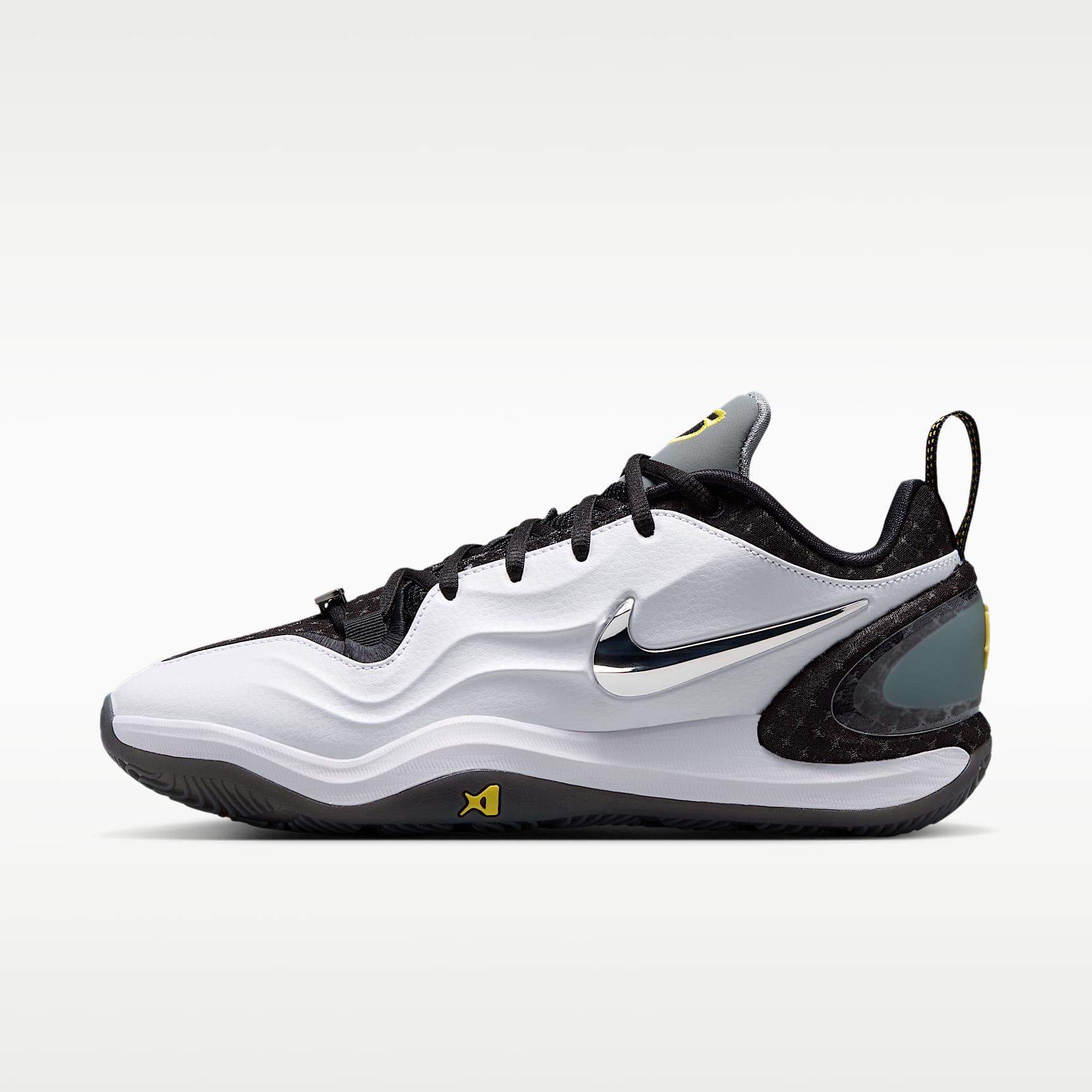 Nike A'Two Ride at DA'wn white and black basketball shoe honoring Dawn Staley's 1999 Zoom S5