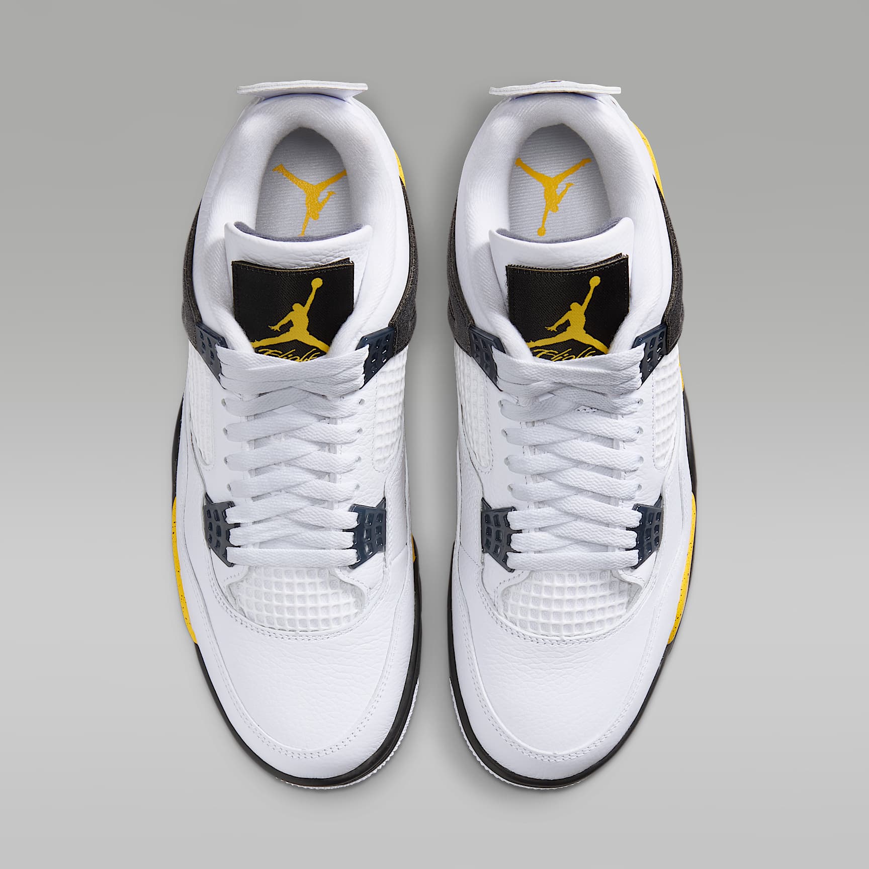 Air Jordan 4 Tour Yellow official Nike heel view