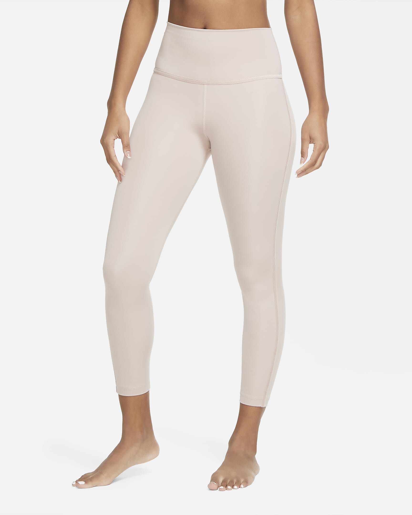 Nike Yoga Women\'s Velour 7/8 Leggings Stone Mauve/Vast Grey