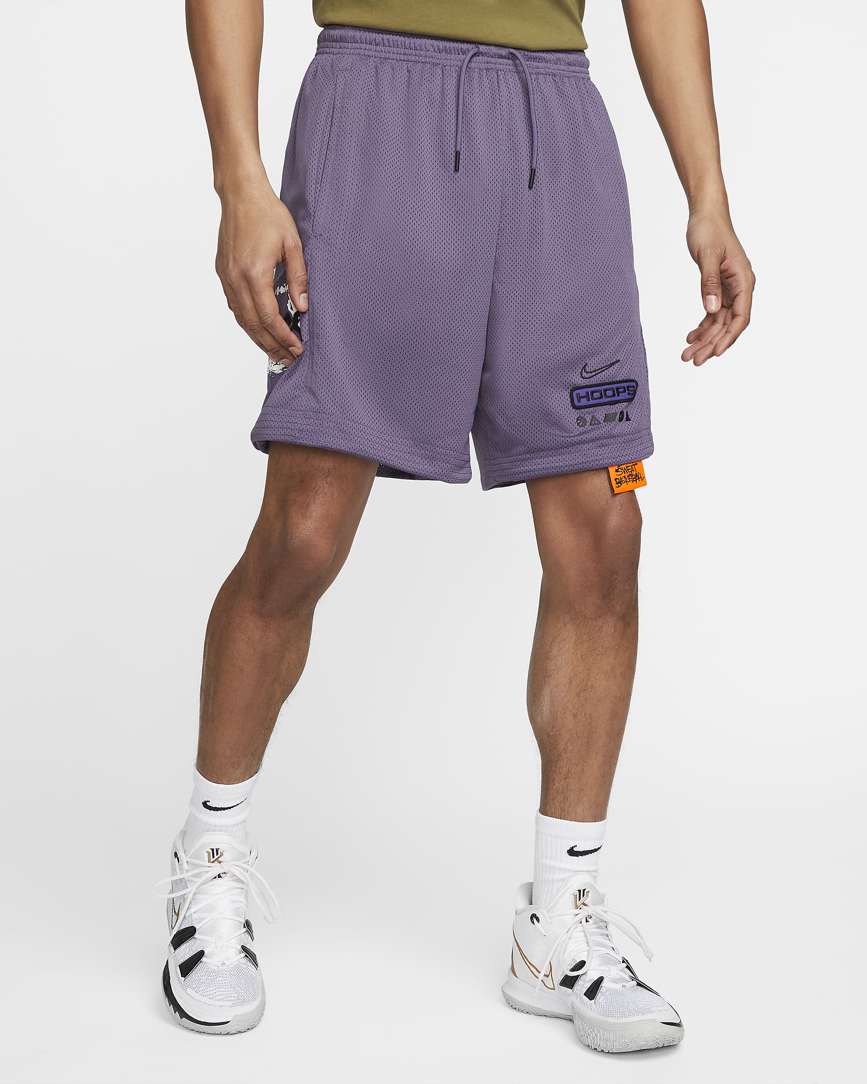 Nike Dri-FIT Men\'s Basketball Shorts Canyon Purple/Black