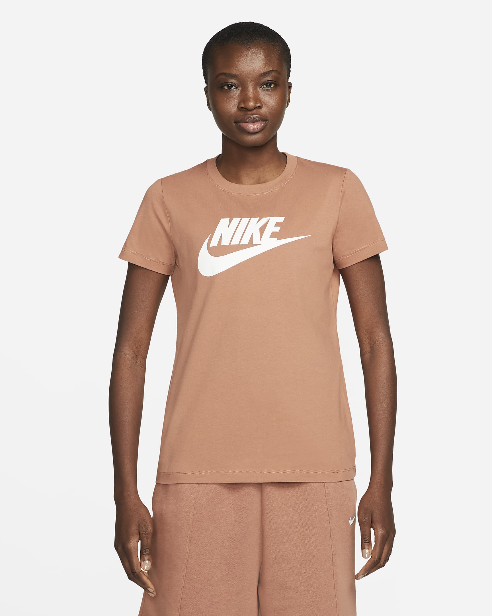 Nike Sportswear Essential T-Shirt Mineral Clay/White