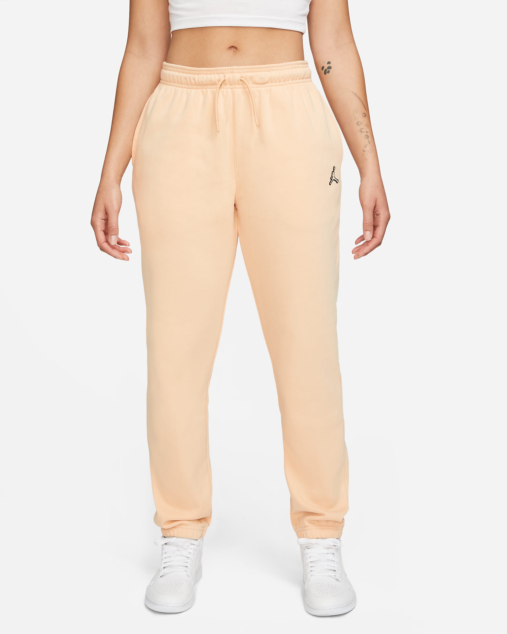 Jordan Essentials Women\'s Fleece Pants White Onyx