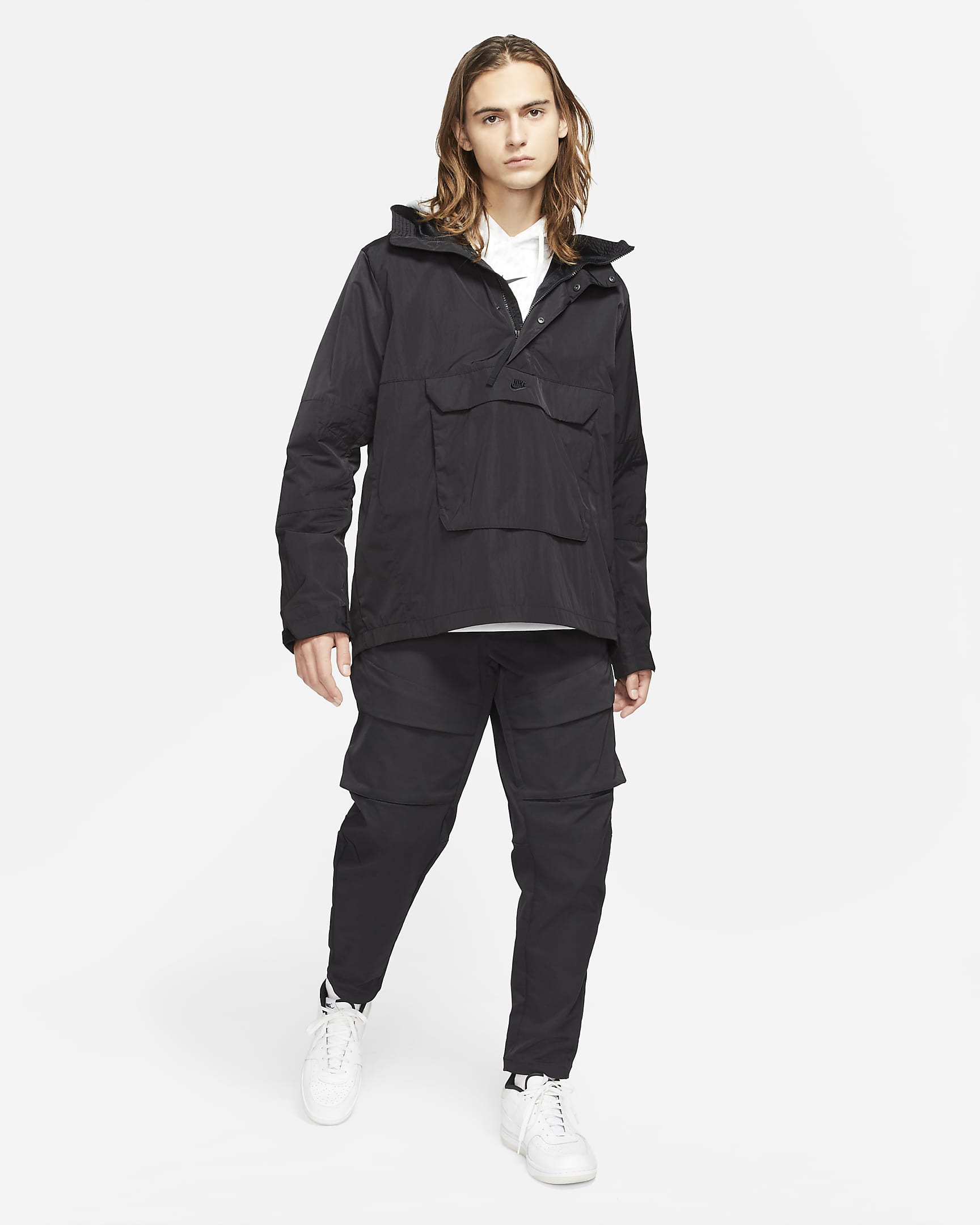 nike sportswear premium essentials men's unlined hooded anorak