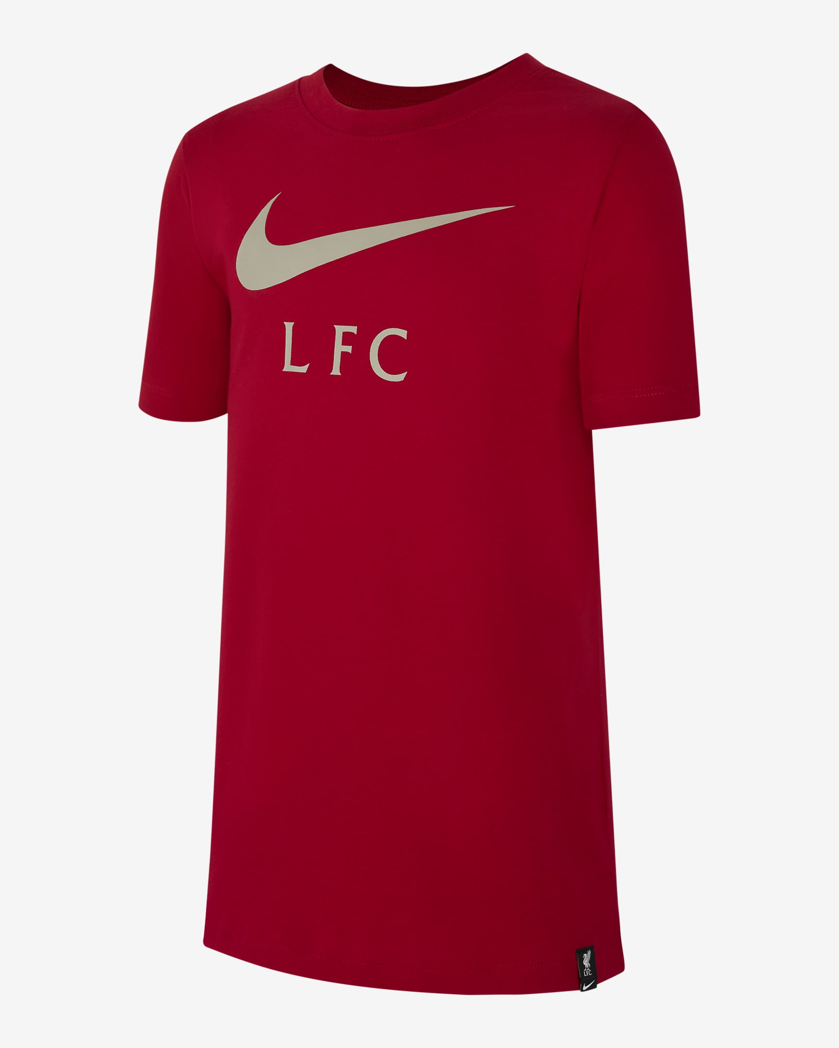 Liverpool FC Big Kids\' Soccer T-Shirt Gym Red