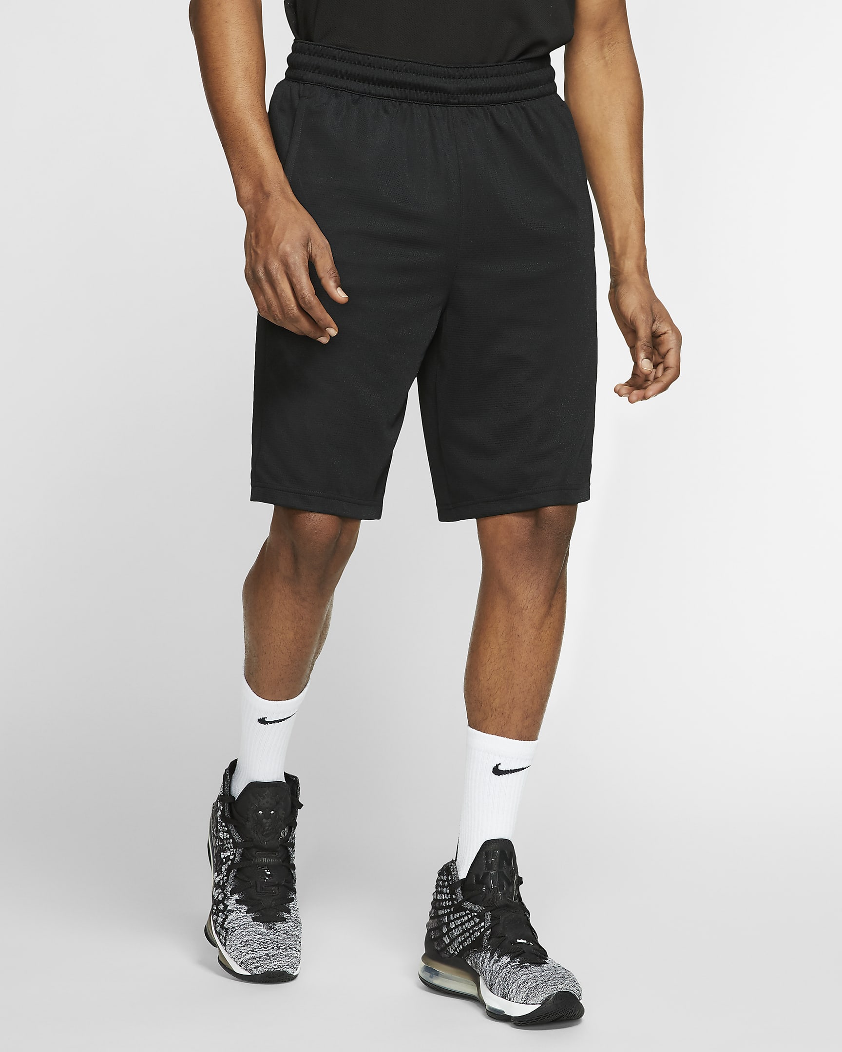 Nike Men\'s Basketball Shorts Black/White