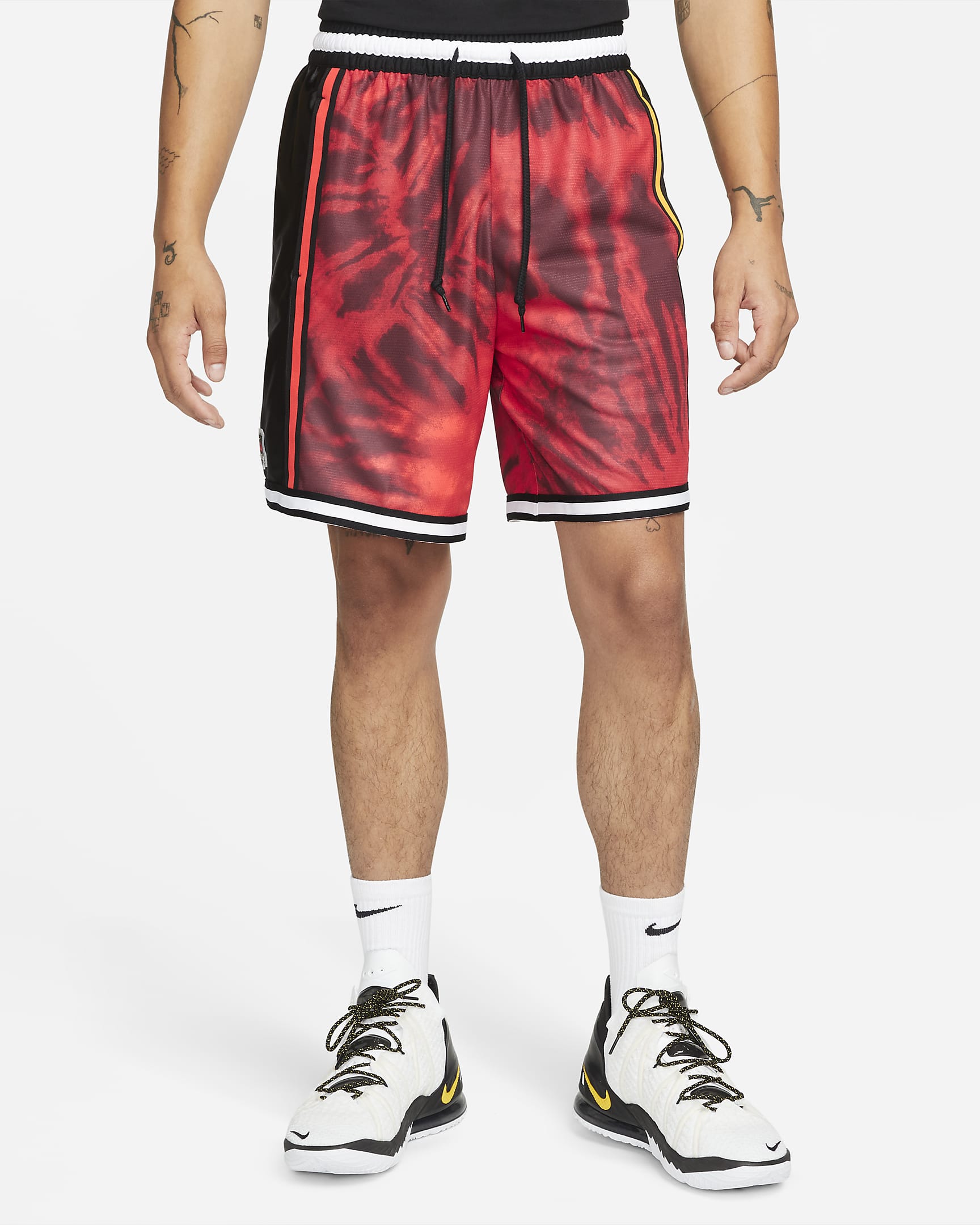 Nike DNA+ Frenzy Men\'s Basketball Shorts Team Orange