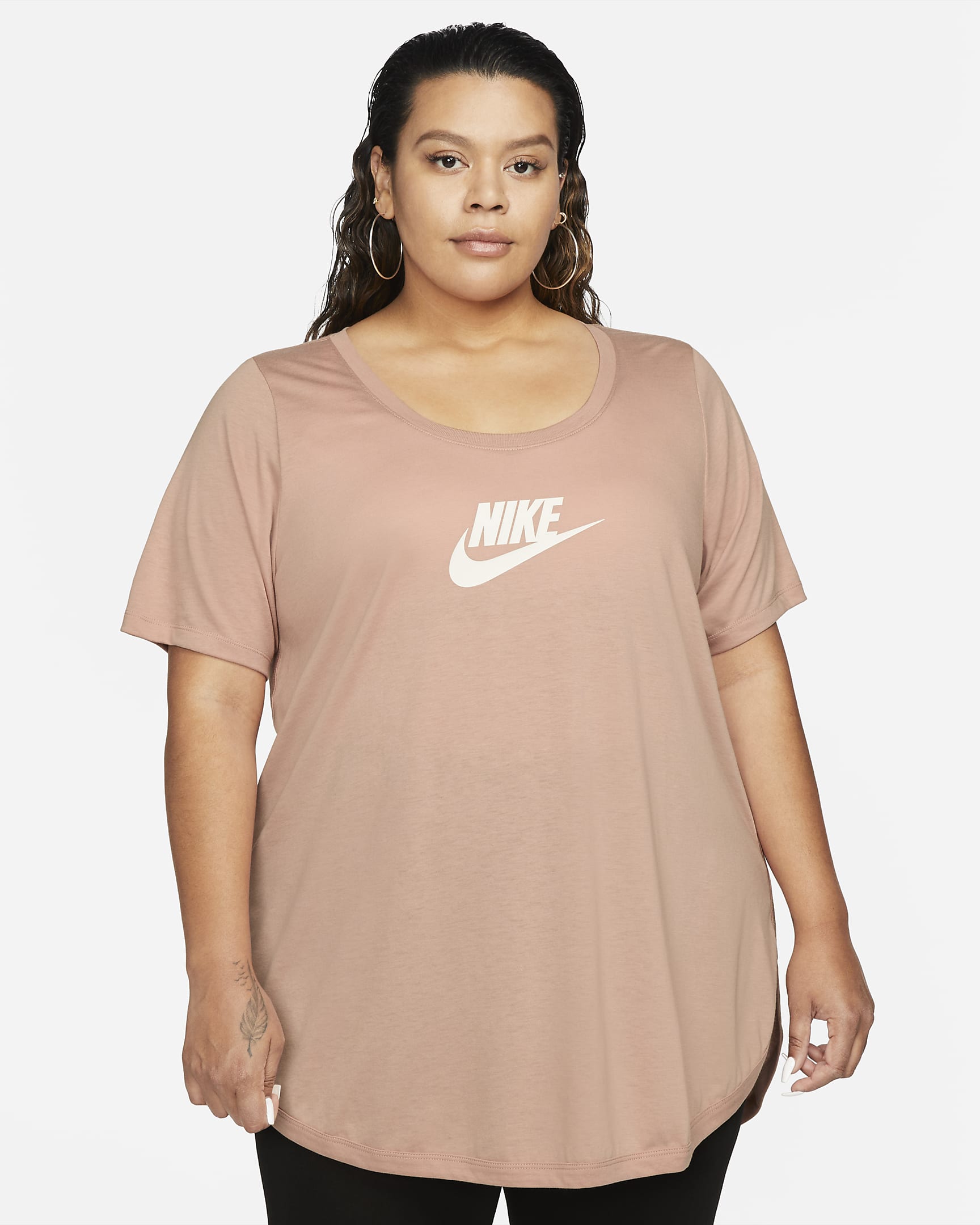 Nike Sportswear Essential Women\'s Tunic (Plus Size) Rose Whisper
