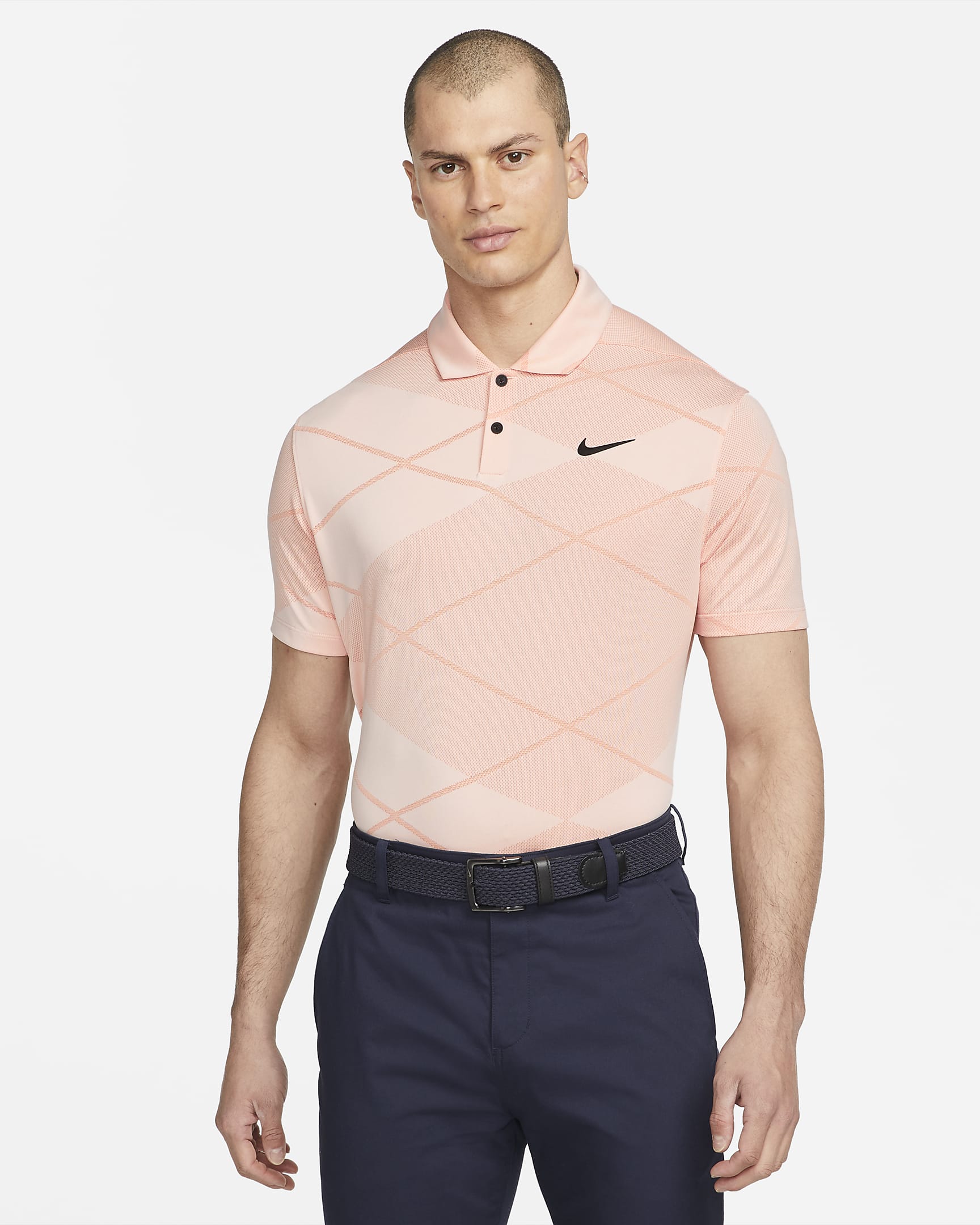 Nike Dri-FIT Vapor Men\'s Golf Polo Arctic Orange/Black