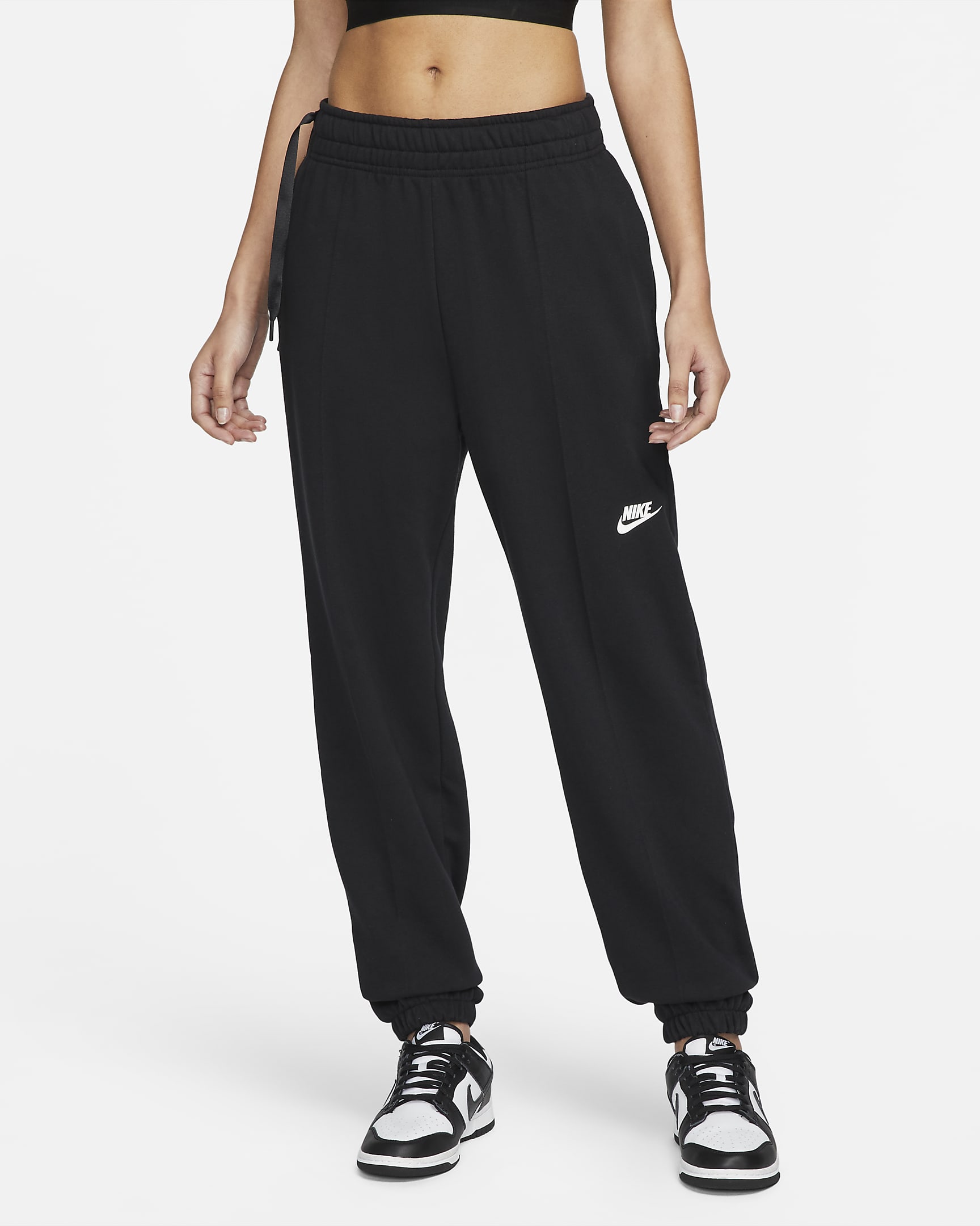 Nike Sportswear Women\'s loose Fleece Dance Pants Black