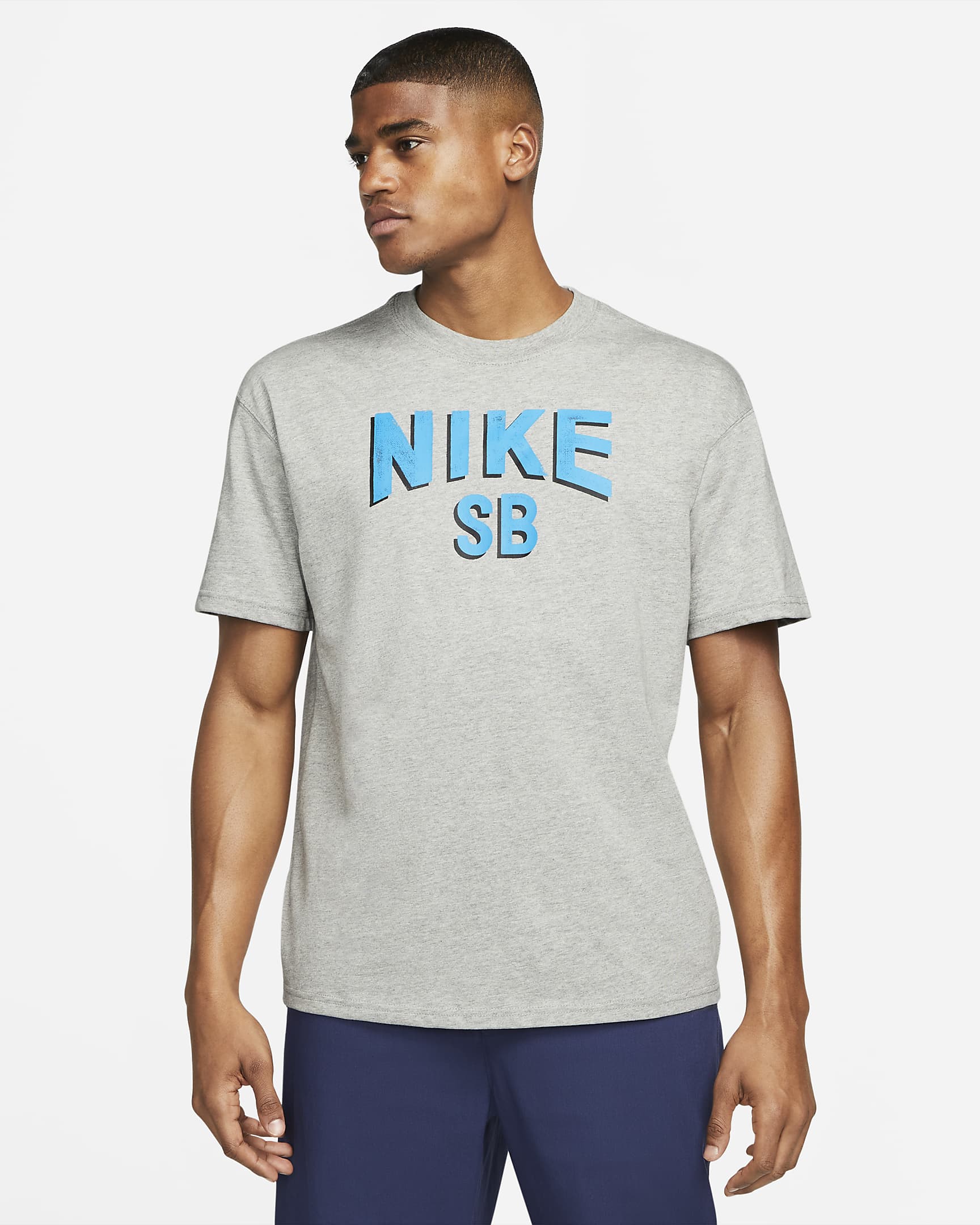 Nike SB Skate T-Shirt Dark Grey Heather