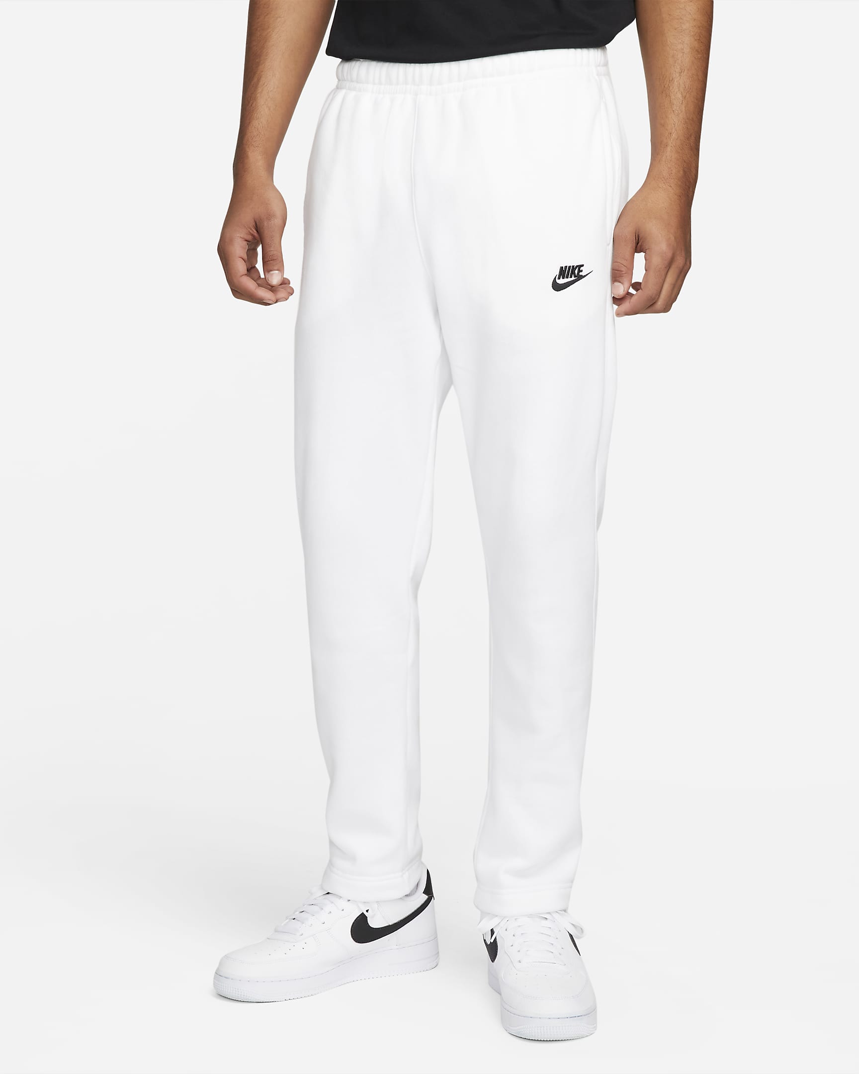 Nike Sportswear Club Fleece Men\'s Pants White/White/Black
