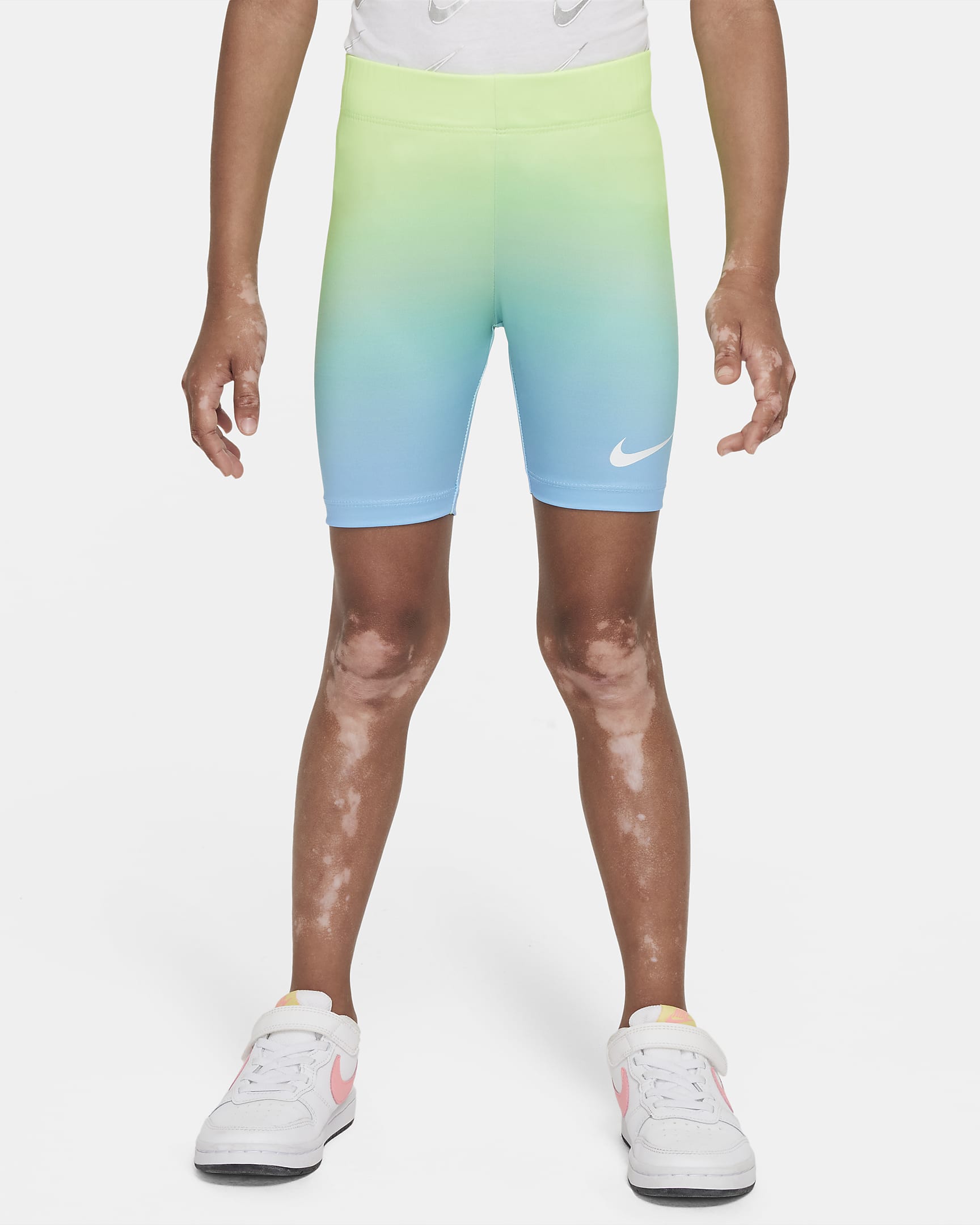 Nike Little Kids\' Bike Shorts Lime Glow