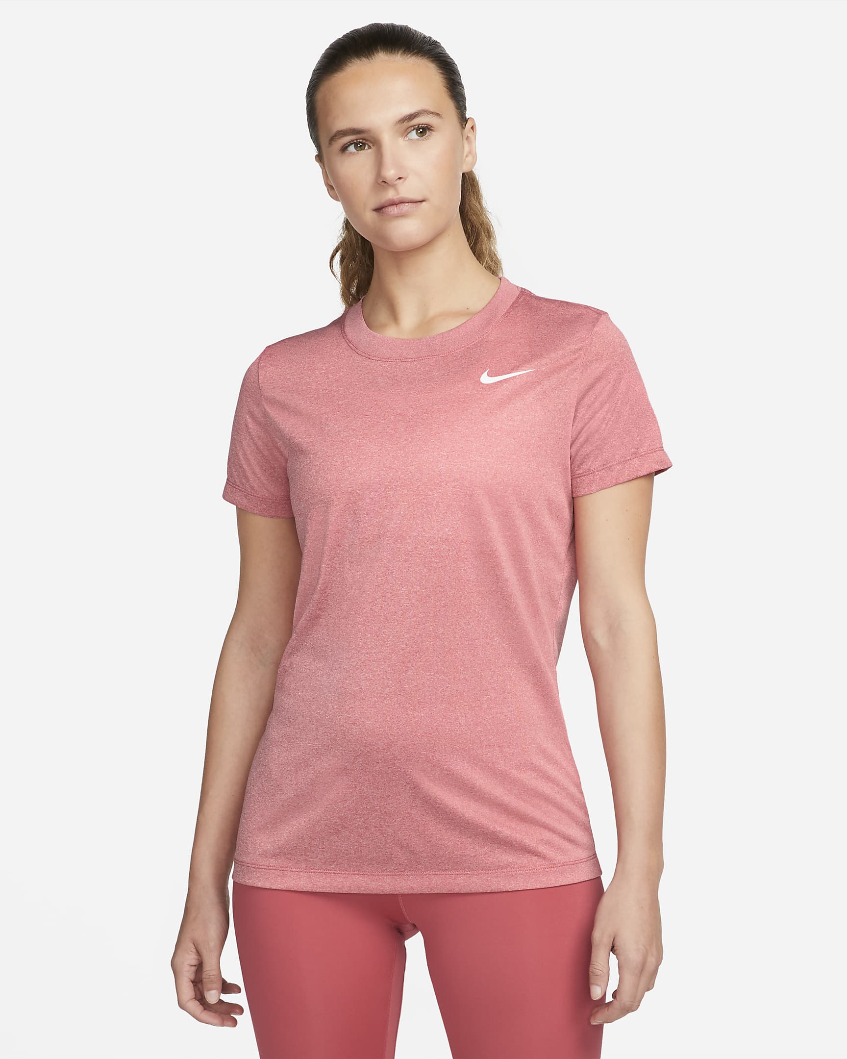 Nike Dri-FIT Legend Women\'s Training T-Shirt Archaeo Pink/Pure/White