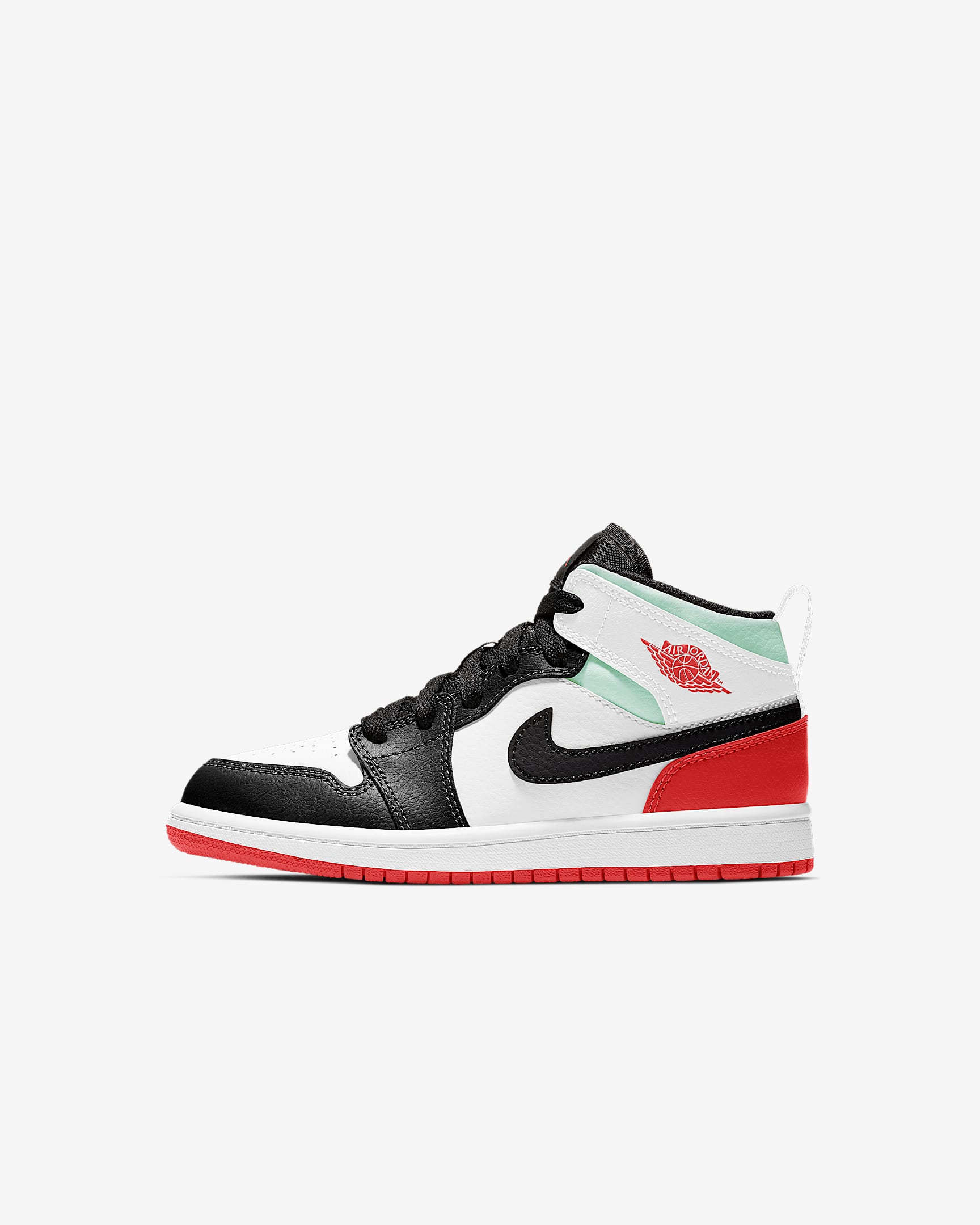 Pre-School – Air Jordan 1 Mid ‘Track Red / Igloo’