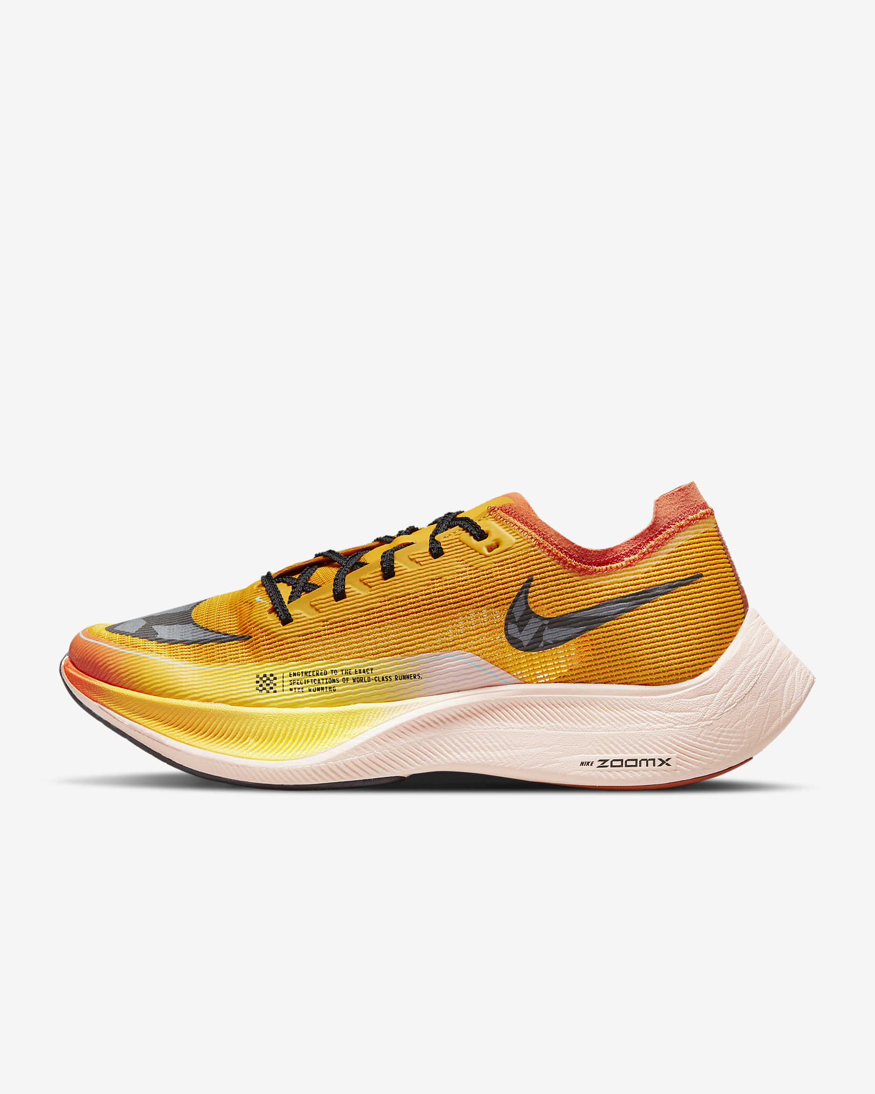 Nike ZoomX Vaporfly NEXT% 2 Ekiden Road Racing Shoes University Gold/Pollen/Orange/Black