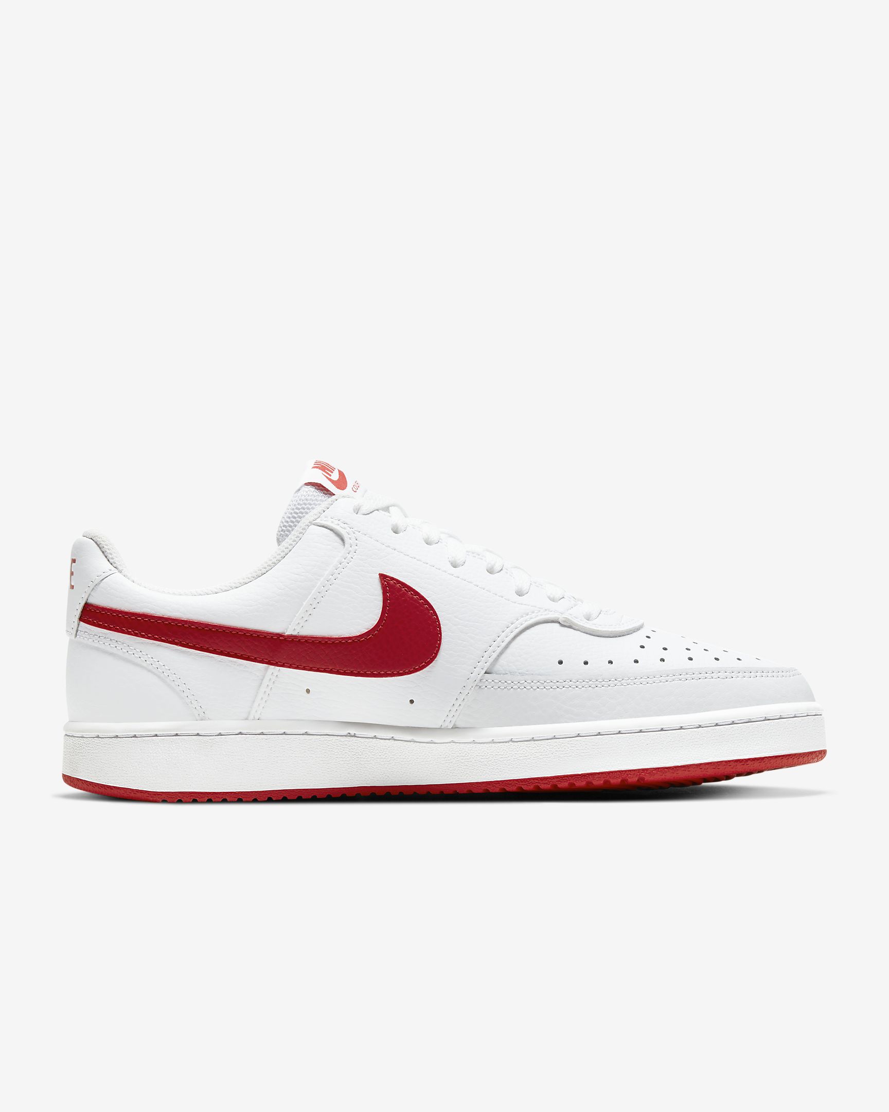 Nike Court Vision Low 'White/University Red'