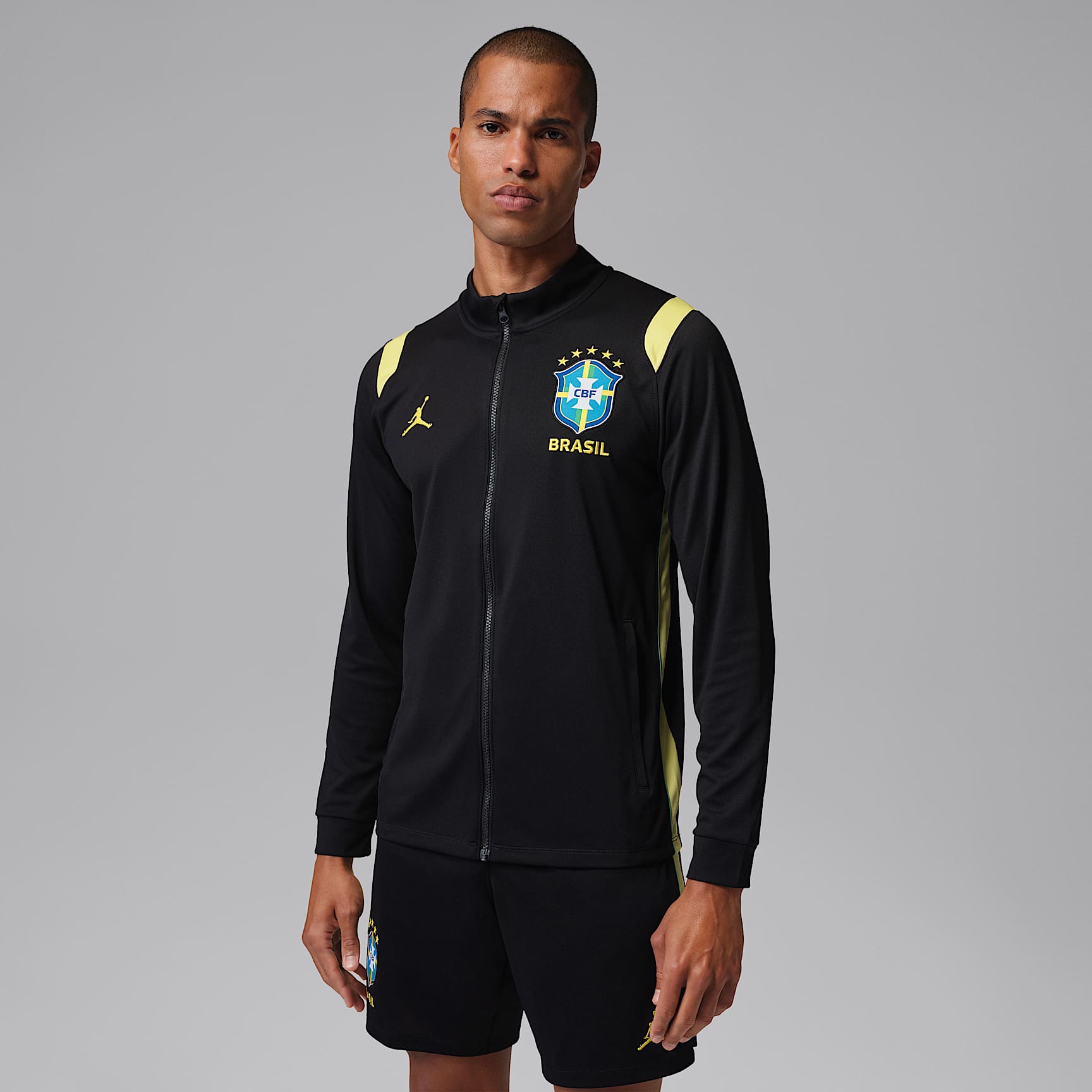 Brazil Academy Pro Jordan Dri-FIT fotballtreningsjakke til herre