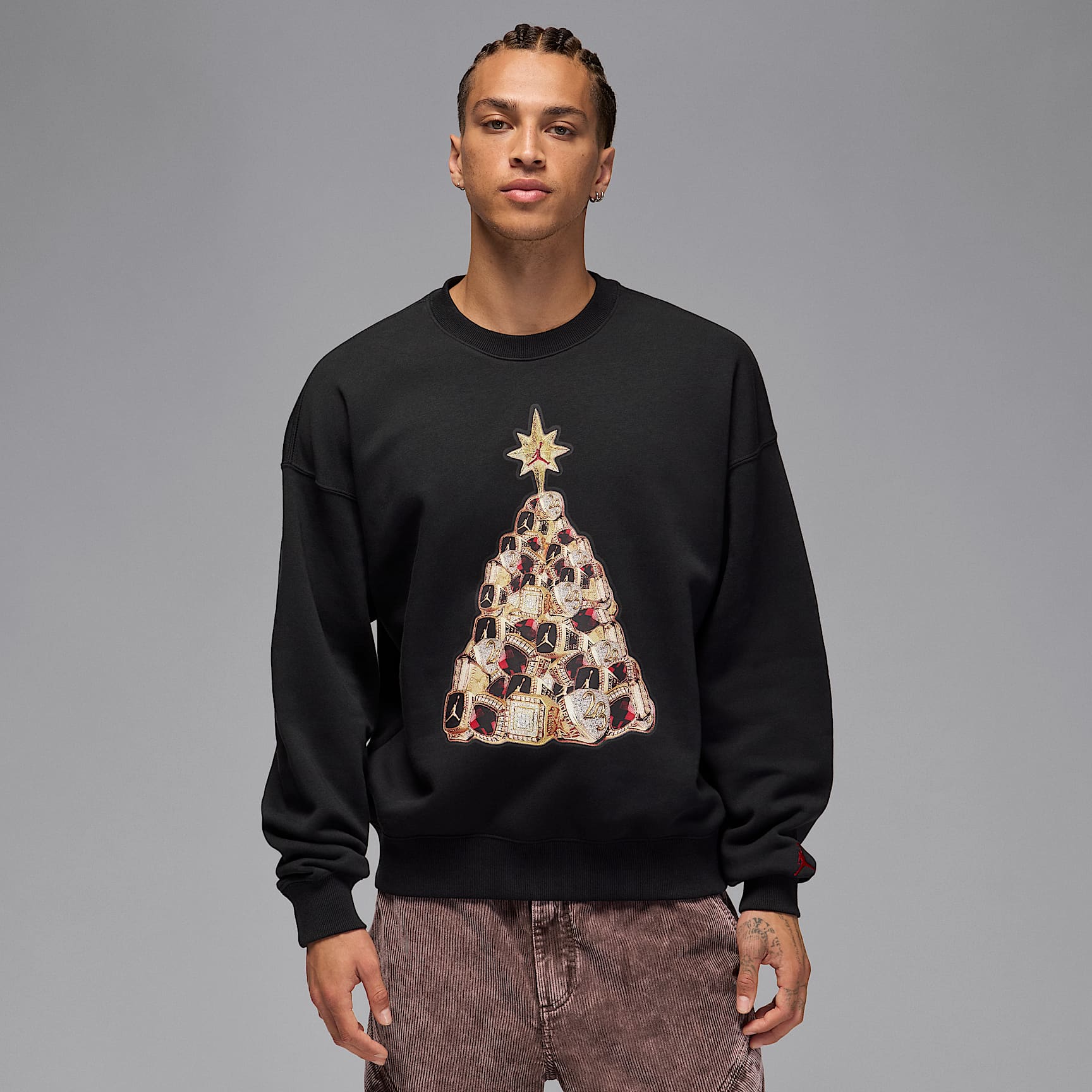 Sudadera de cuello redondo para hombre Jordan Brooklyn Fleece