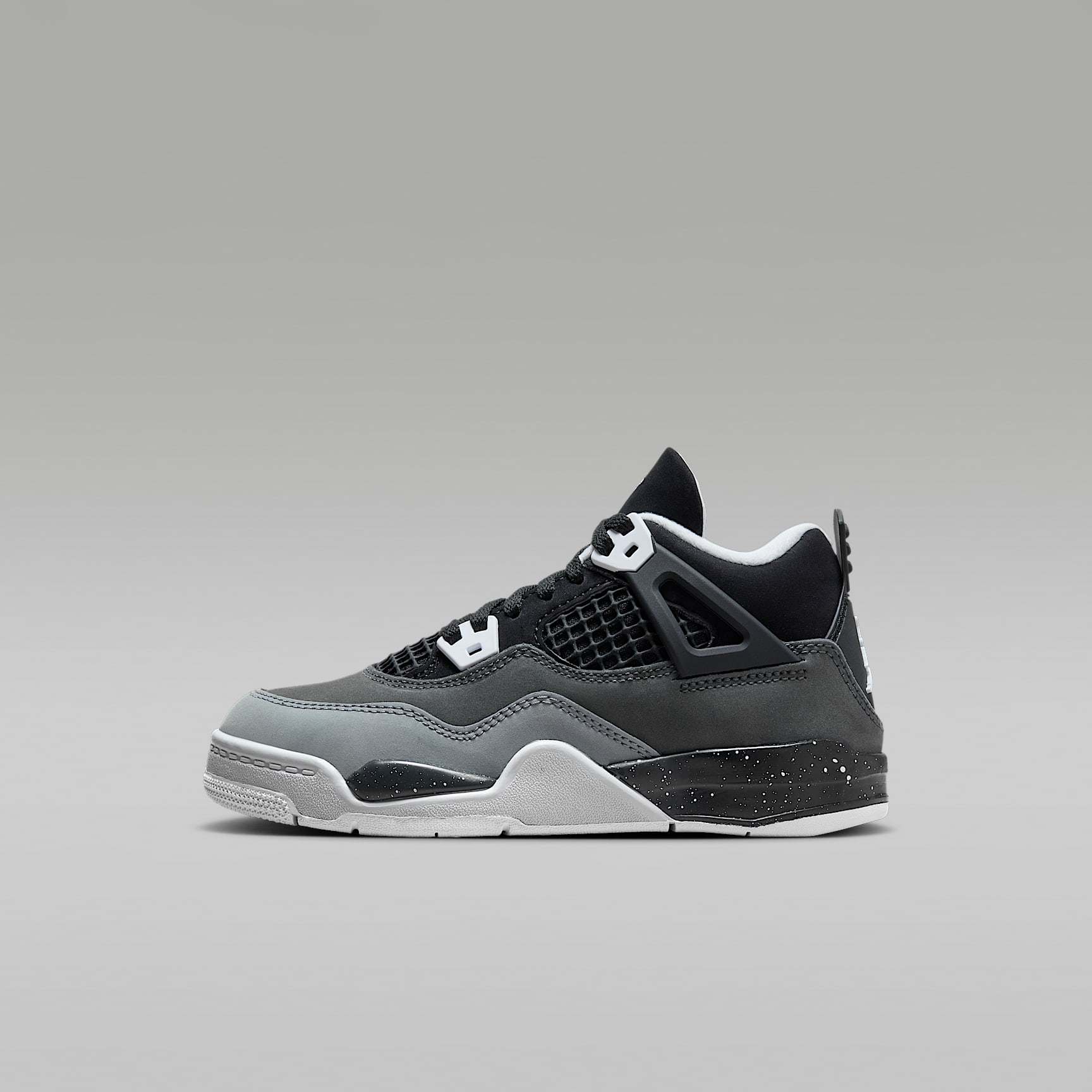 Jordan 4 Retro 'Fear' Younger Kids' Shoes