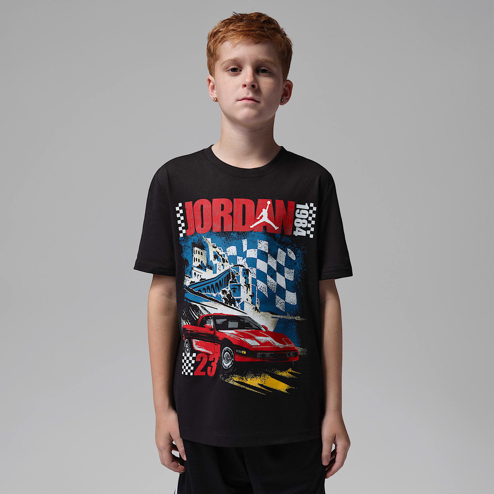 Playera Brooklyn Auto '84 para niños talla grande Jordan