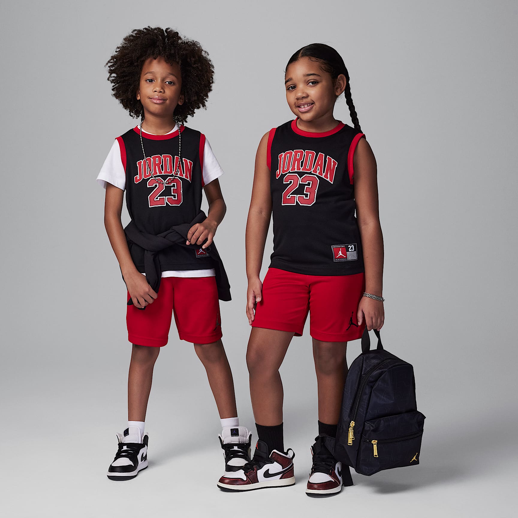 Conjunto de jersey de 2 piezas para niños talla pequeña Jordan 23 Jersey