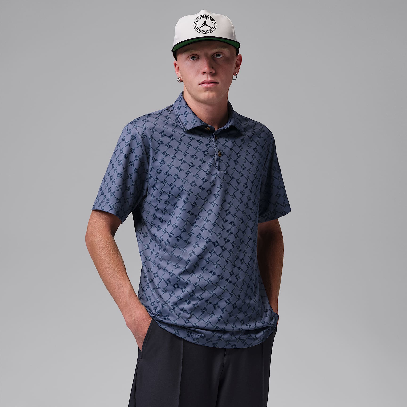 Jordan Sport Men's Printed Golf Polo