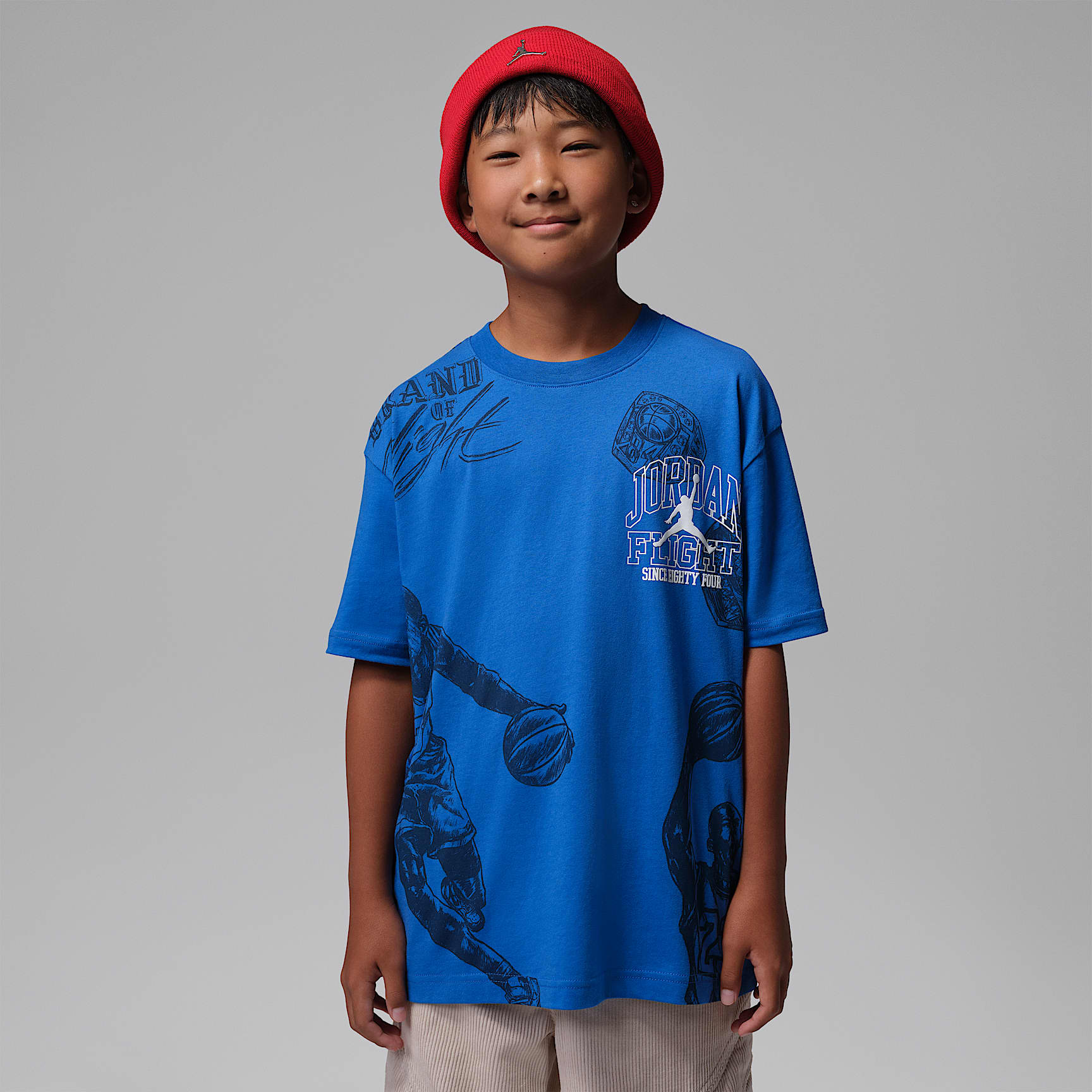Jordan Big Kids' Fireside Graphic T-Shirt
