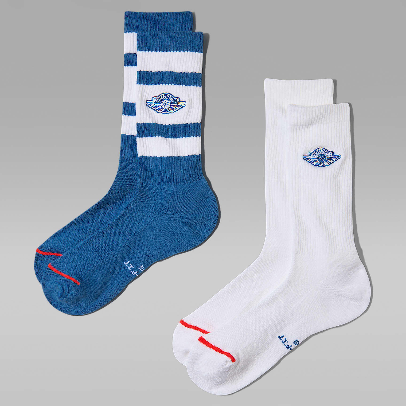 Jordan Everyday Elevated Crew Socks (2 Pairs)