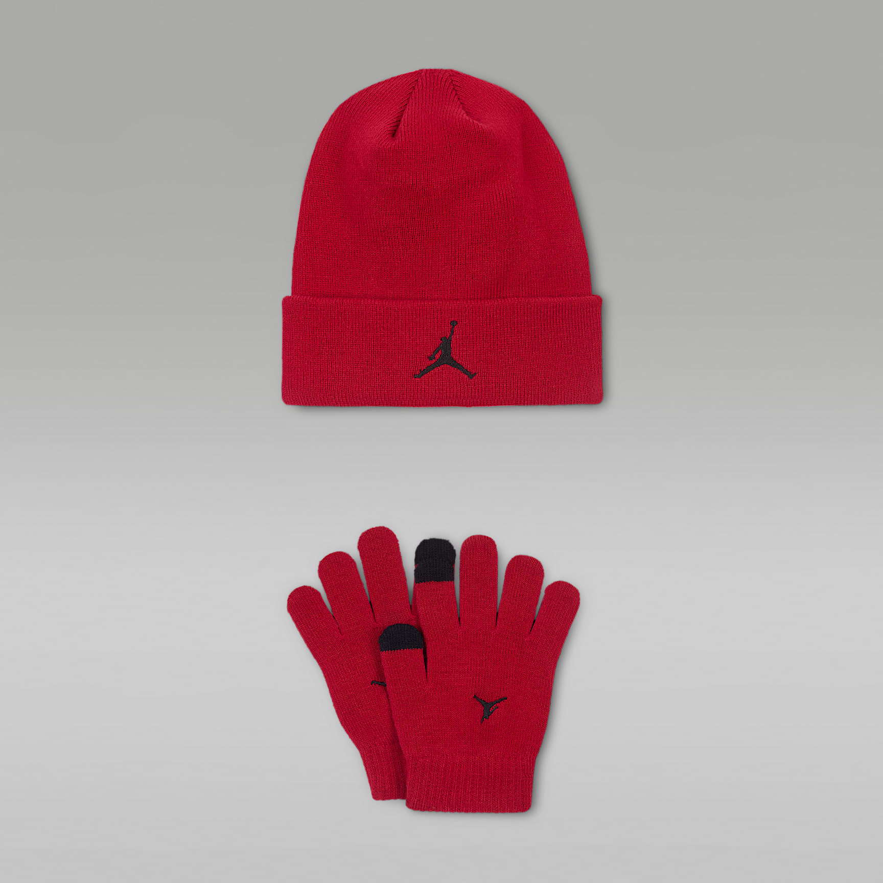 Conjunto de gorro de dos piezas para niños talla grande Jordan Essentials