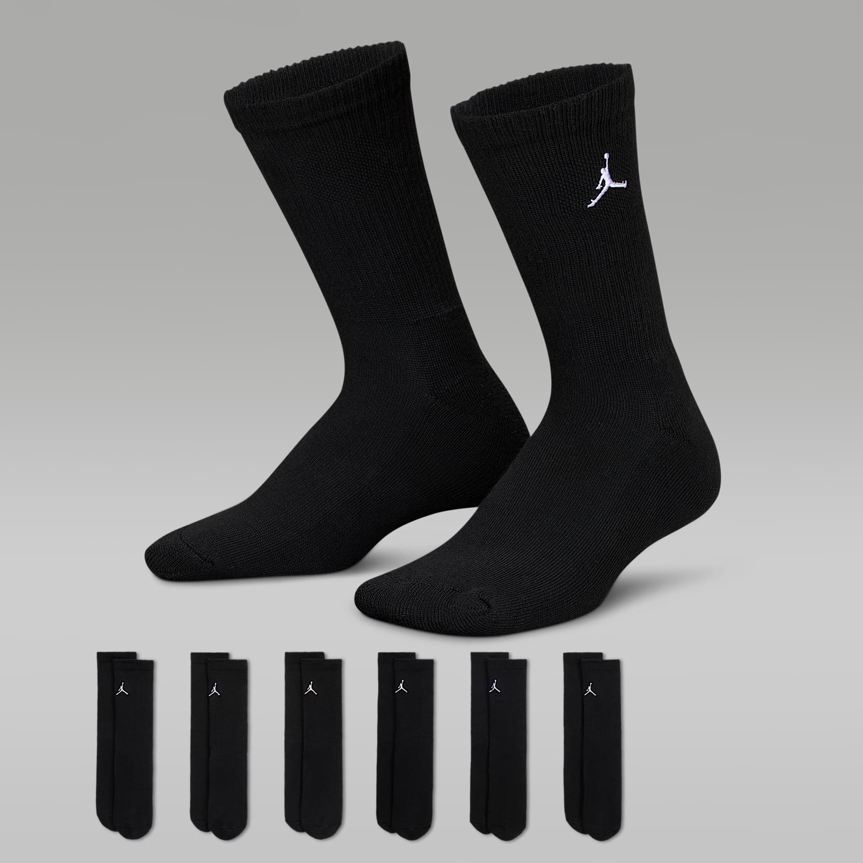 Jordan Everyday Essentials Kids' Crew Socks (6 Pairs)