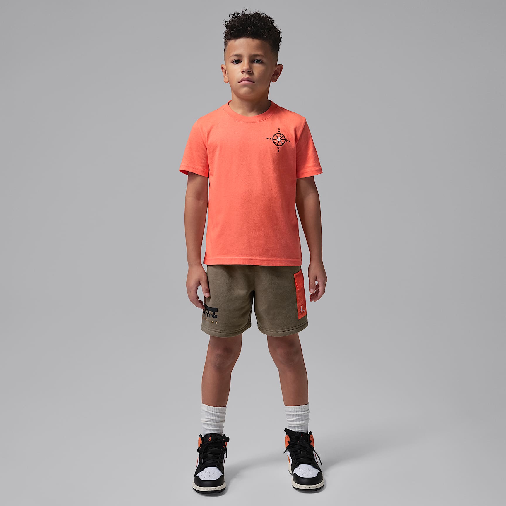 Jordan Little Kids' Hike Mike 2-Piece Graphic Fleece Shorts Set