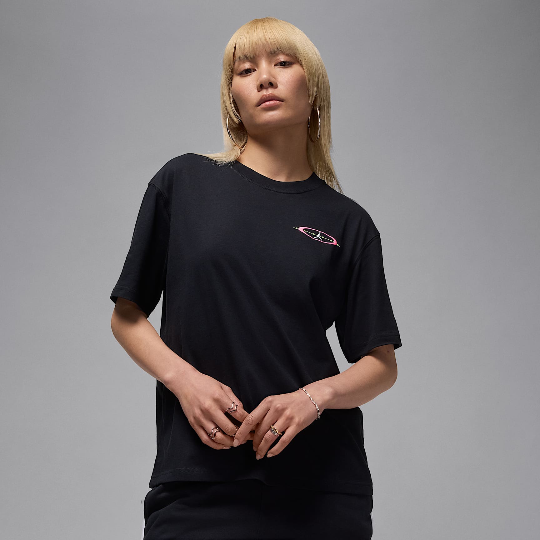 Playera con gráfico para mujer Jordan Brooklyn