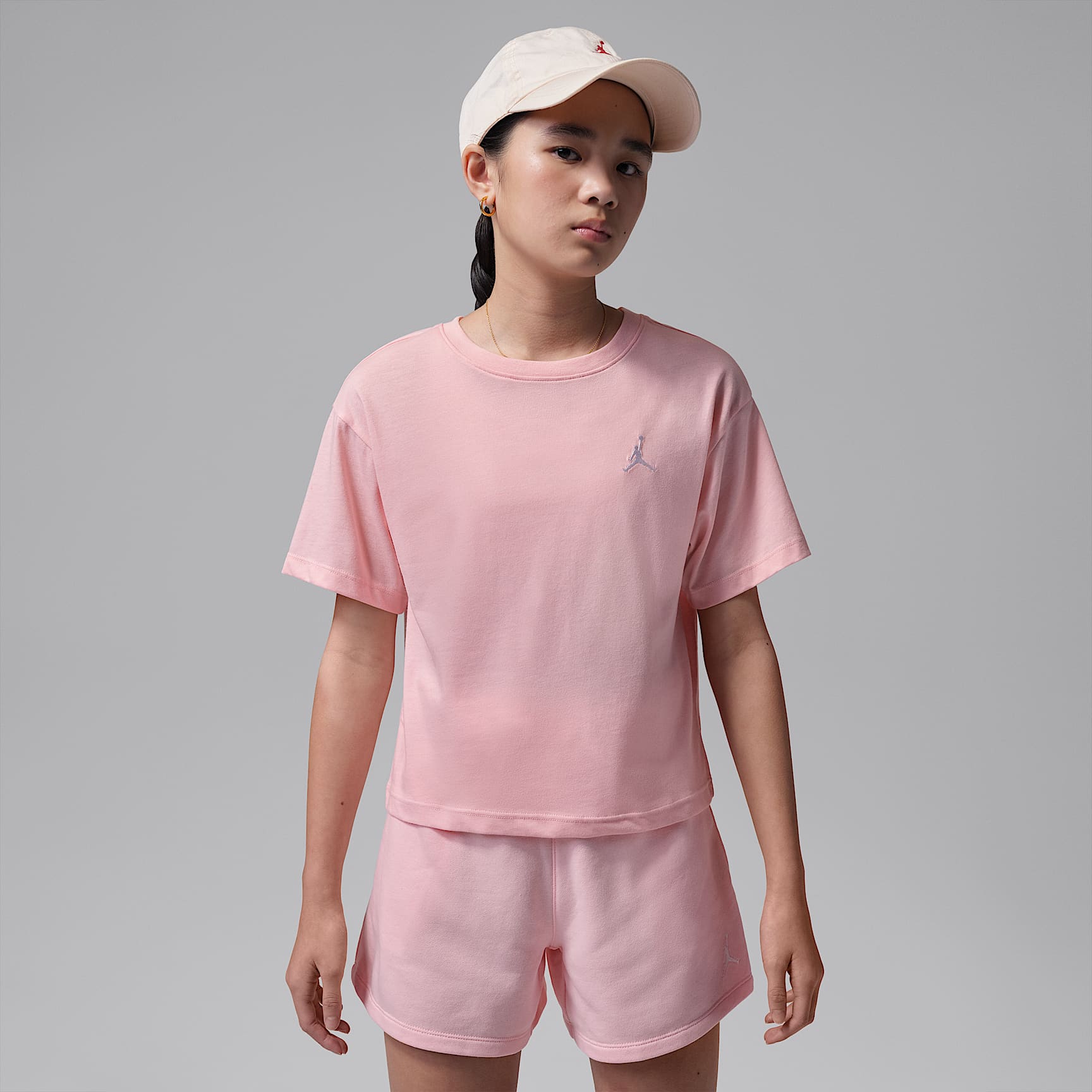 Jordan Brooklyn Essentials Little Kids' Embroidered T-Shirt