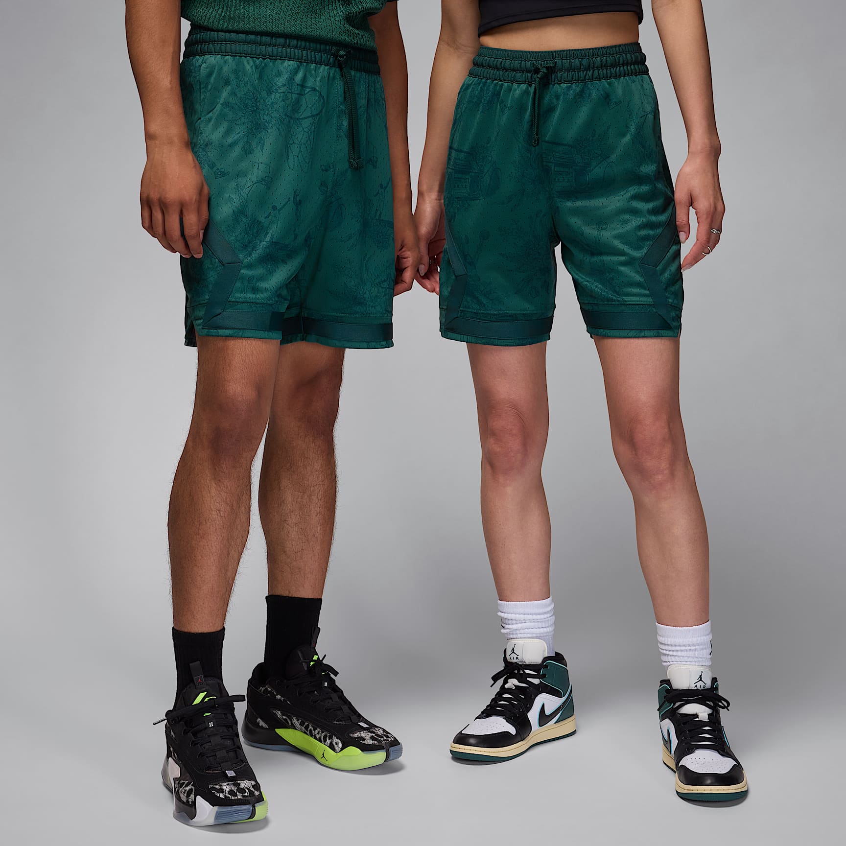 Shorts Dri-FIT Printed Diamond para hombre Jordan Sport