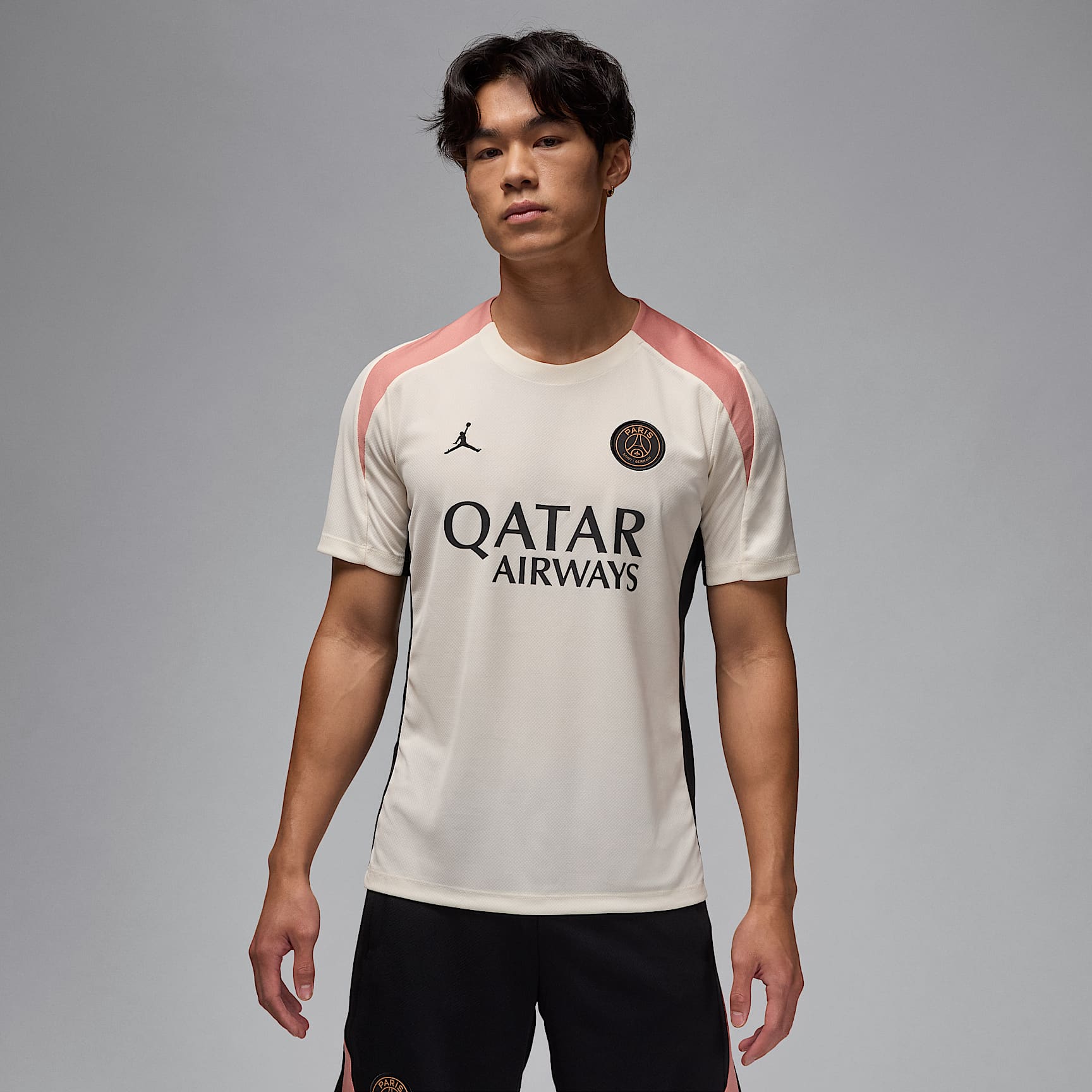 เสื้อฟุตบอลแขนสั้นแบบถักผู้ชาย Jordan Dri-FIT Paris Saint-Germain Strike Third