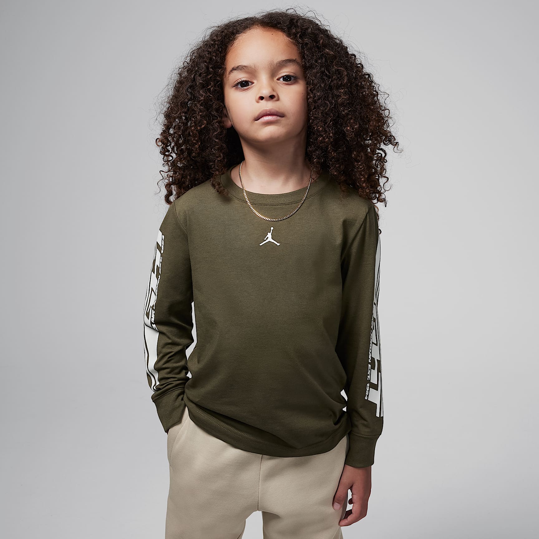 ジョーダン MVP リトルキッズ フライト ロングスリーブ Tシャツ