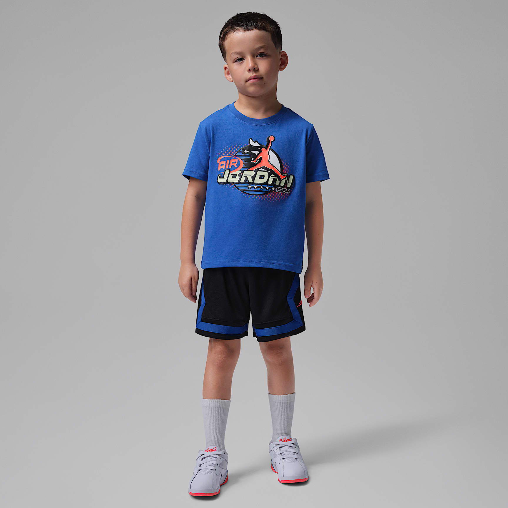 Dvoudílná souprava Jordan Super Splash s kraťasy pro malé děti
