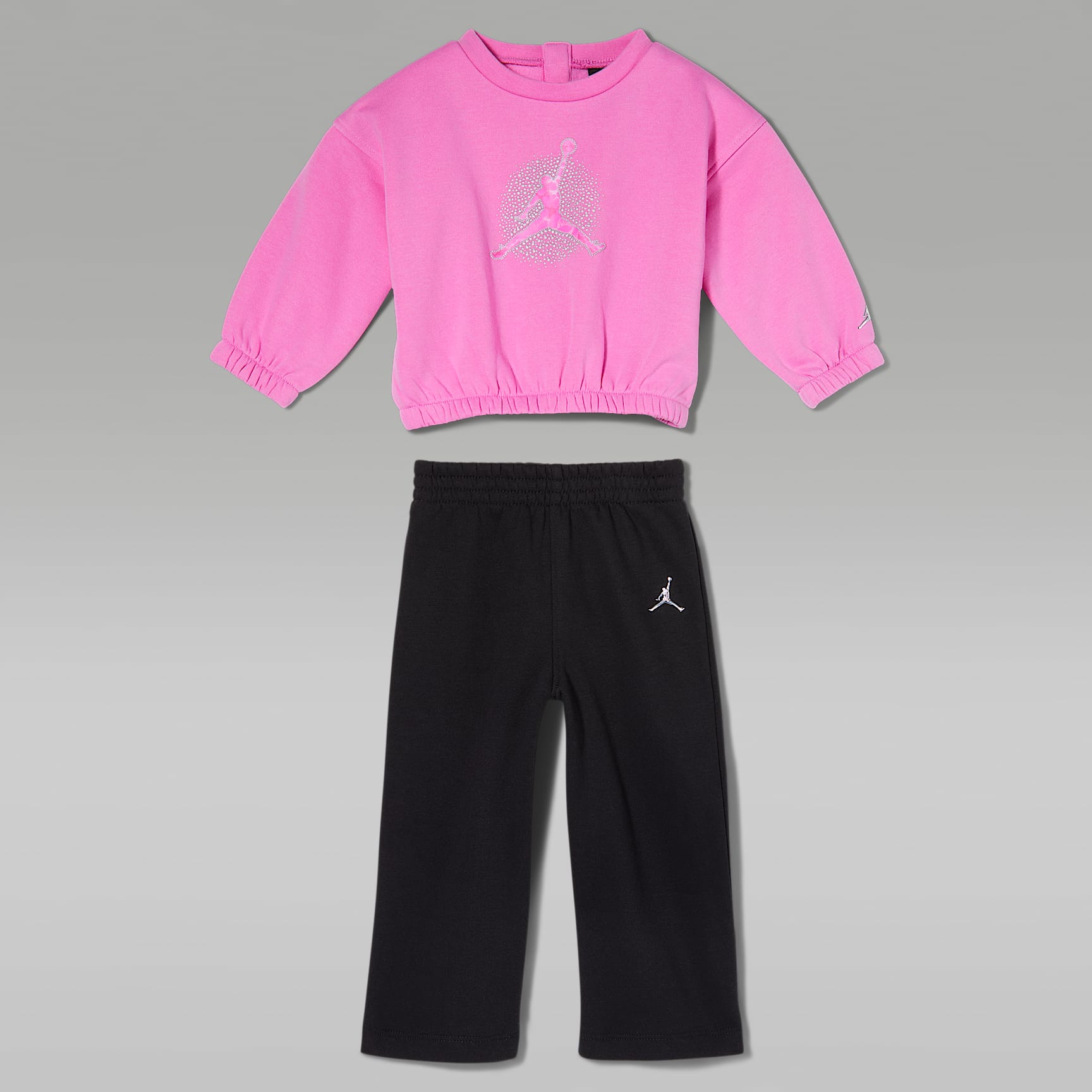 Jordan Baby (12-24M) Fierce and Fearless 2-Piece Crew Set